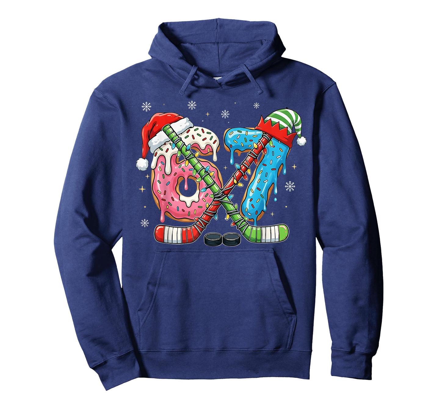 6-7 Meme Slang Christmas Ice Cream Drip Xmas Ice Hockey T-Shirt