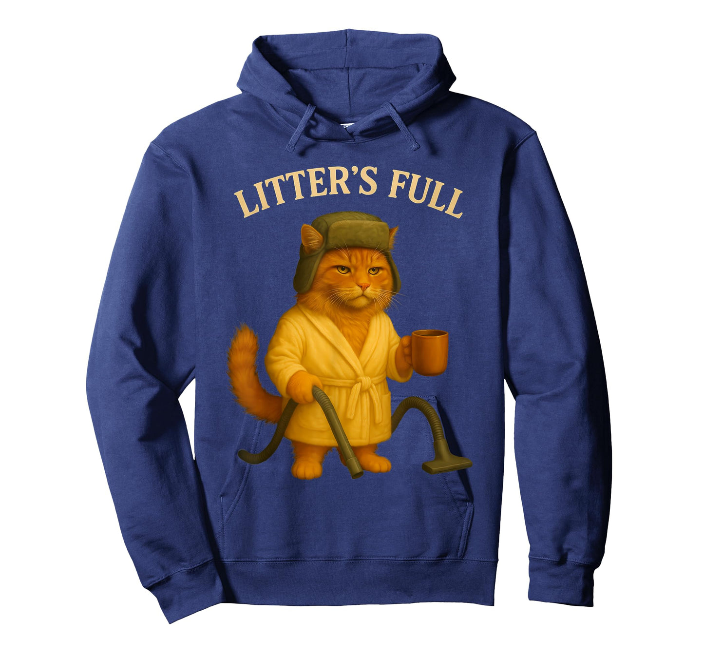 Litter’s Full Funny Cat Parody Christmas Humor Quote T-Shirt