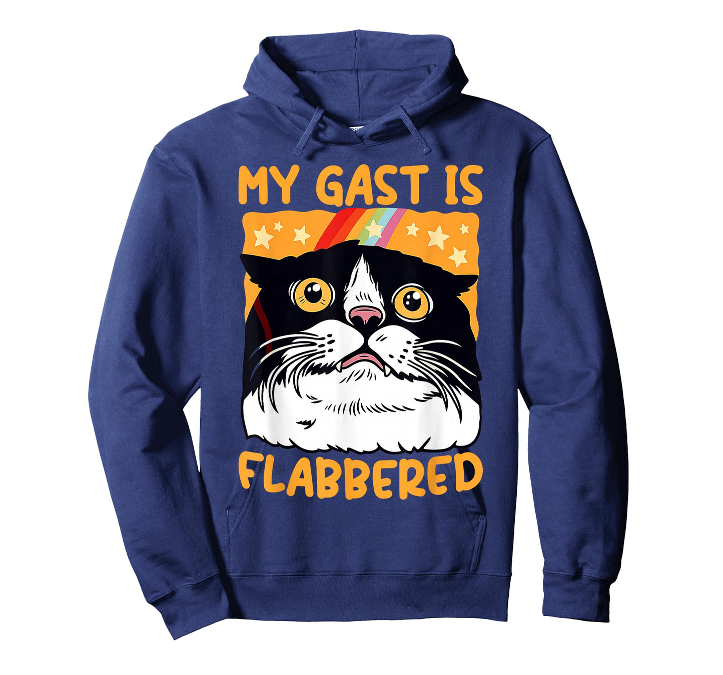 Surprised Cat My Gast is Flabbered Funny Cat Viral Meme T-Shirt