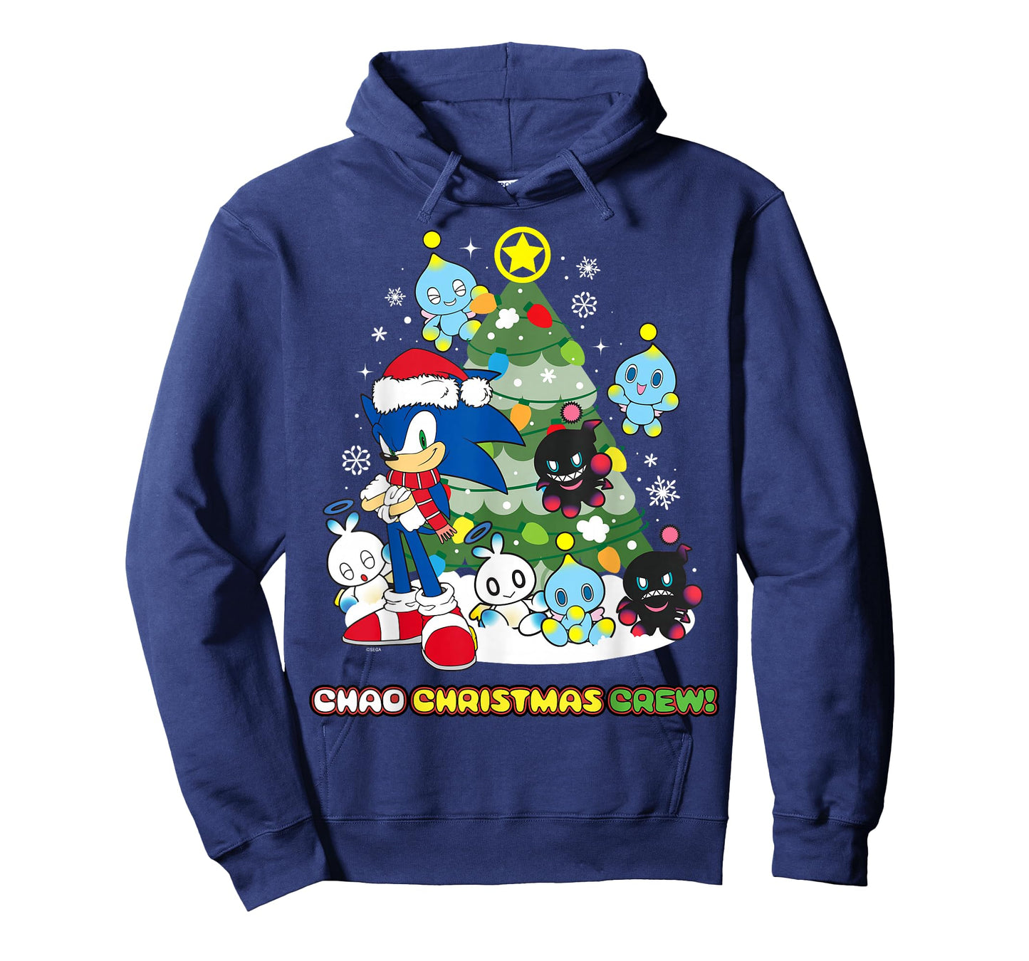 Sonic The Hedgehog - Chao Christmas Crew T-Shirt