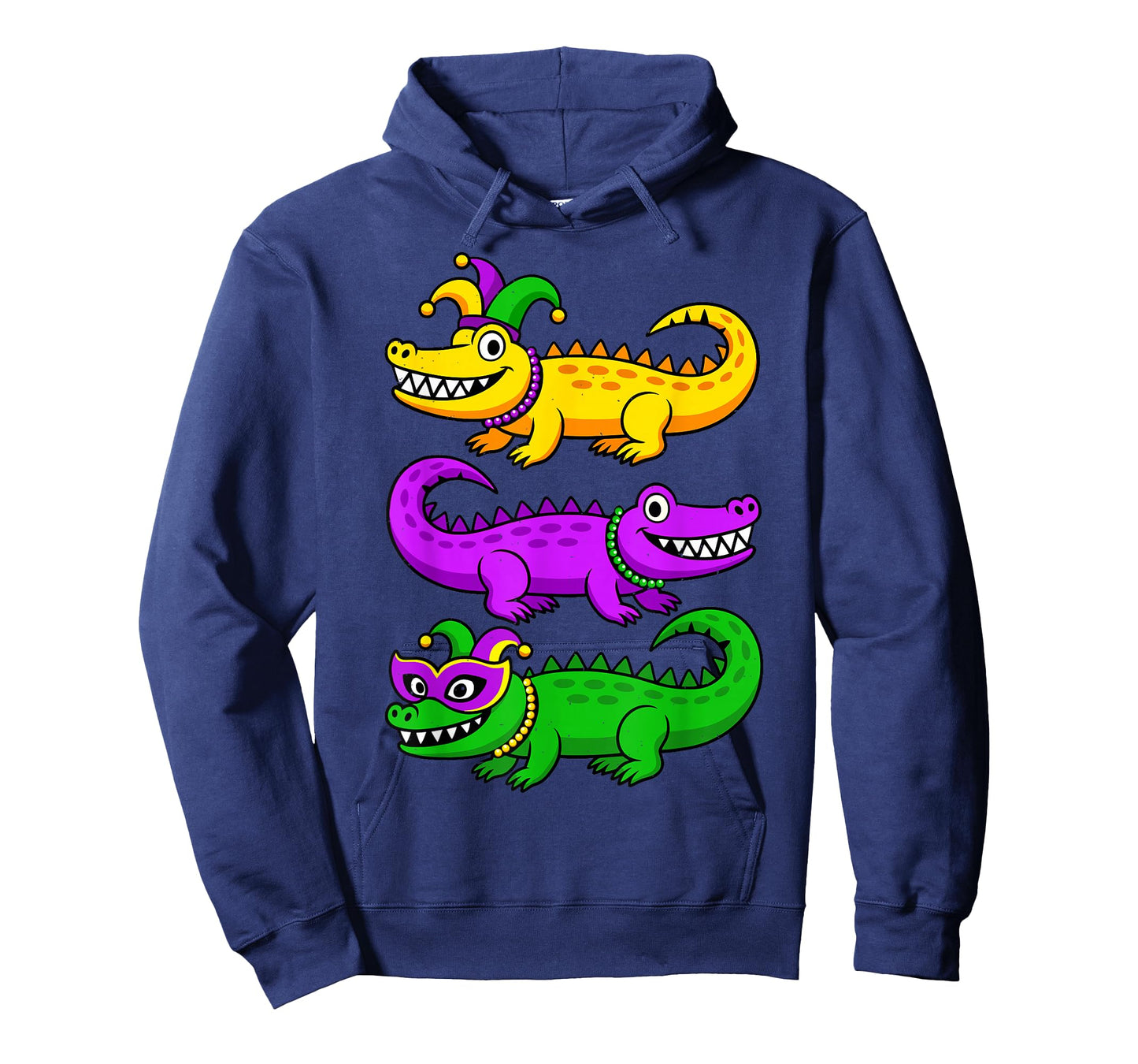 Mardi Gras Alligator for Kids Boys Mens Youth New Orleans T-Shirt