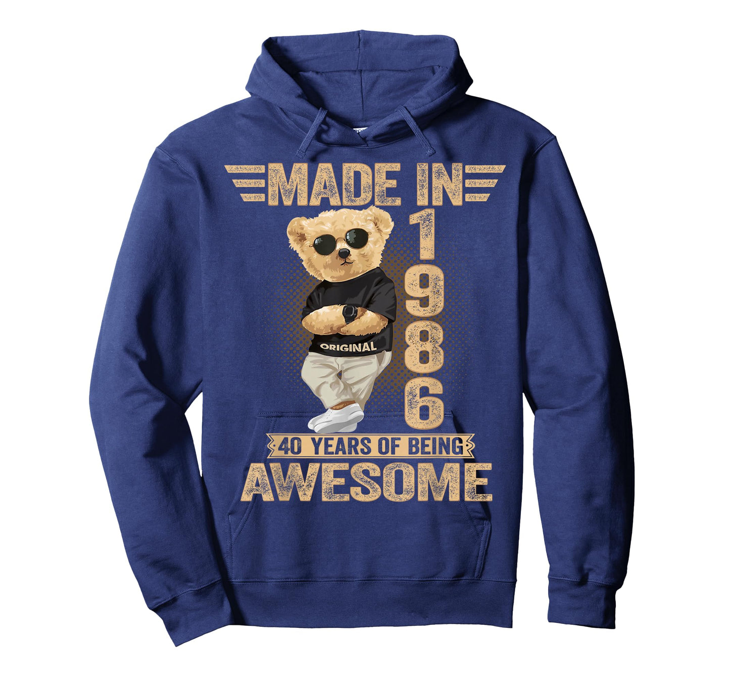 40 Year Old Made in 1986 Teddy Bear 40th Birthday Men Women T-Shirt