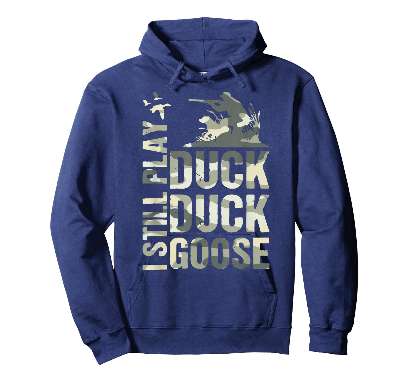 I Still Play Duck Hunting Funny Camo US Flag Hunter Dad Men T-Shirt
