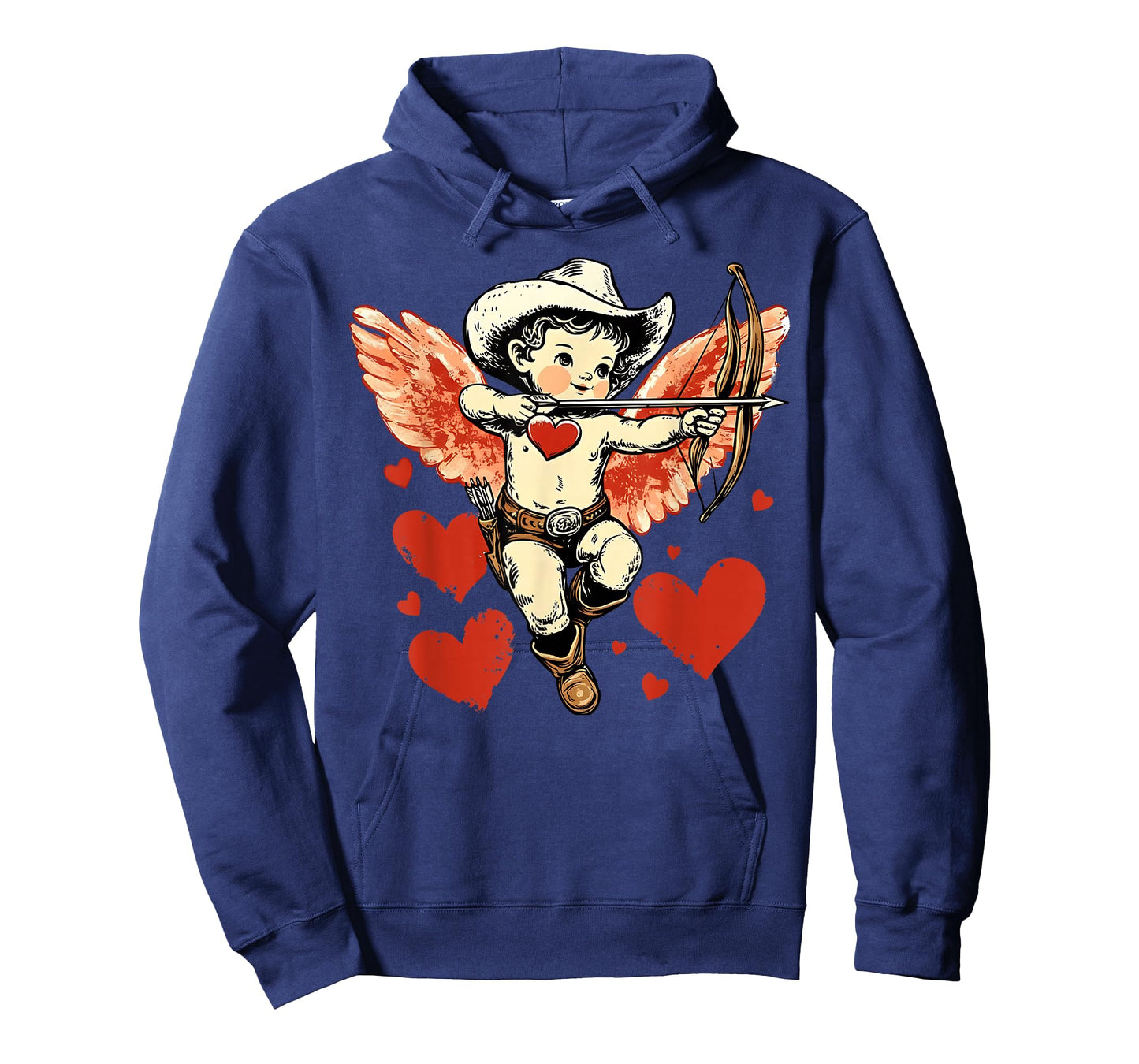 Vintage Cupid Valentines Women Girly Kids T-Shirt