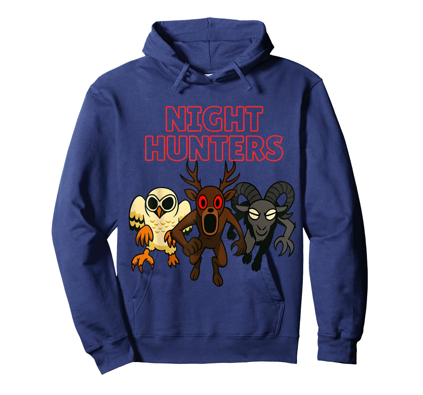 Night Hunters. 3 Animals in The Forest. Cool Gamer Design. T-Shirt