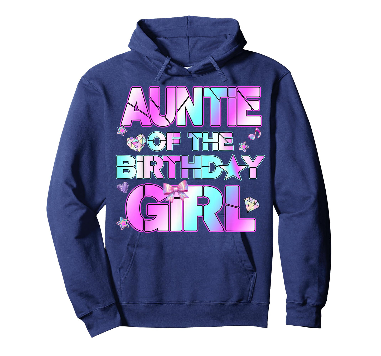 Auntie The Birthday Girl Kpop Family Birthday Party Girls T-Shirt