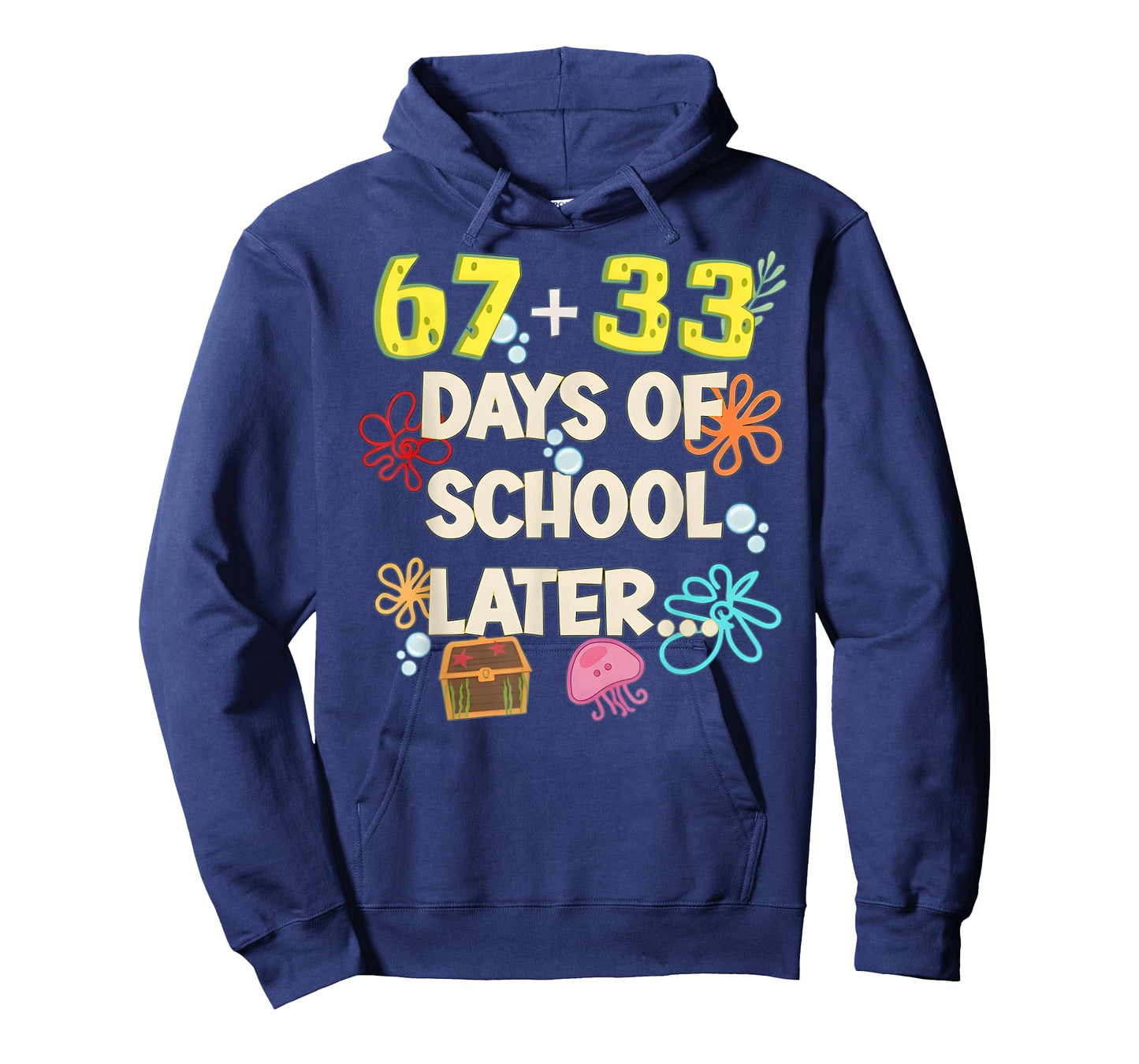 67 + 33 Day of School Later Six Seven Meme Funny Teacher T-Shirt