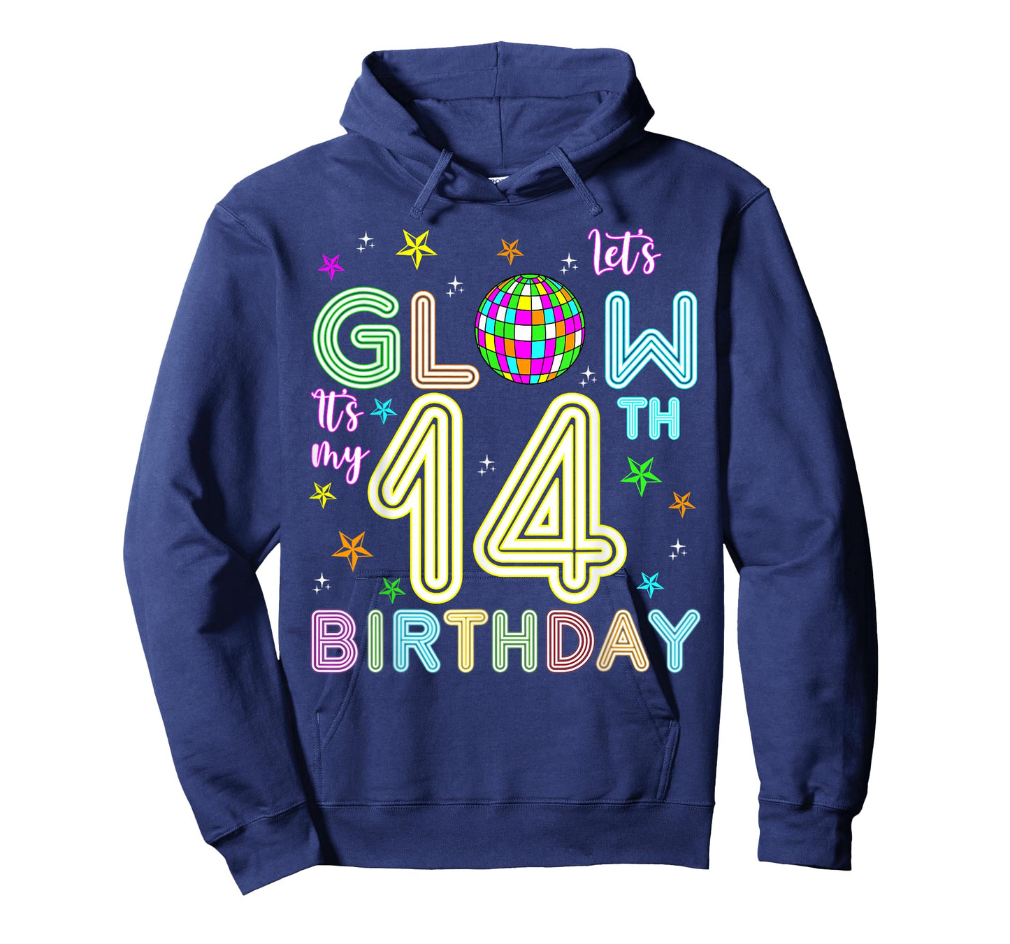It's My 14th Birthday Glowing 80s 14 Year Old T-Shirt