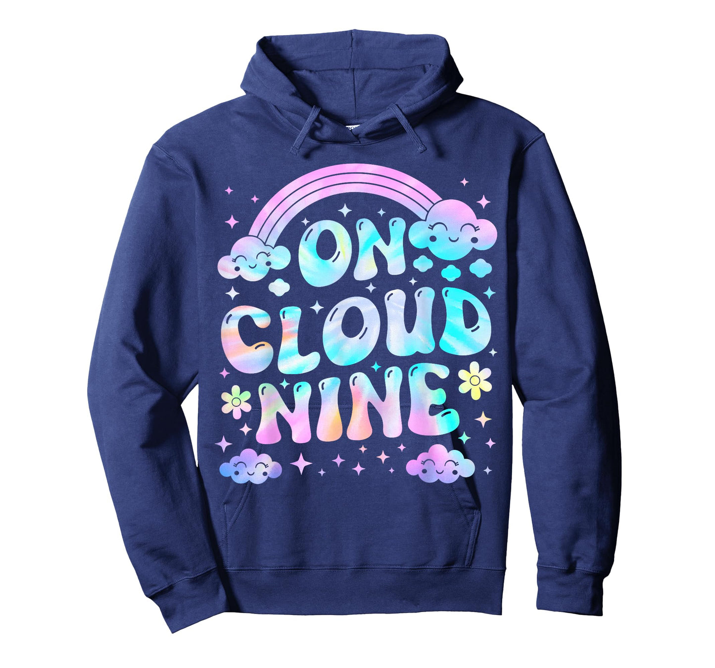 Groovy On Cloud Nine Bday 9th Birthday Girl 9 Year Old T-Shirt