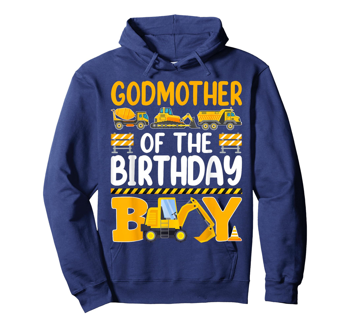 Godmother of The Birthday Boy Construction Birthday Party T-Shirt