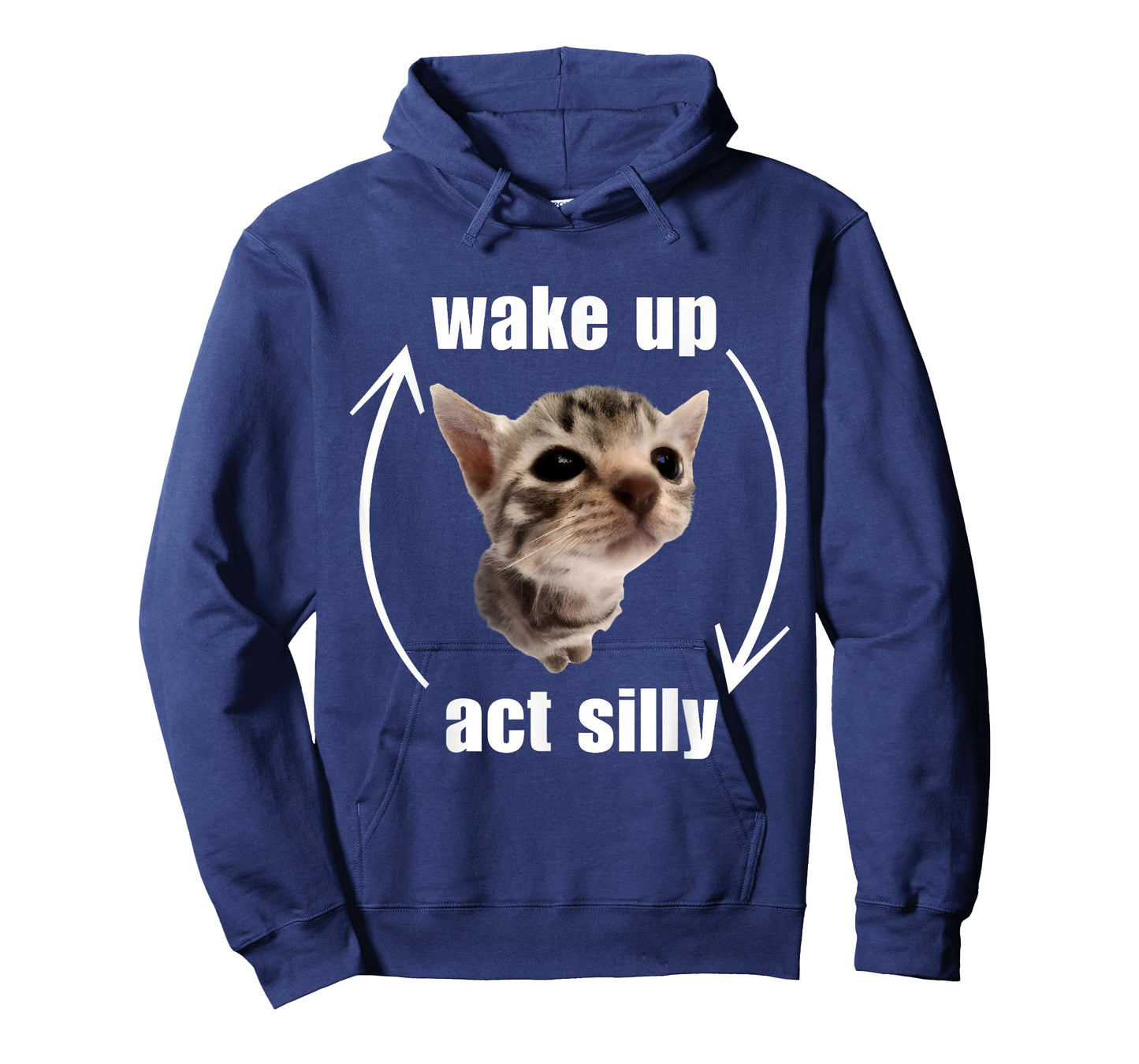 Wake Up Act Silly Cat T-Shirt