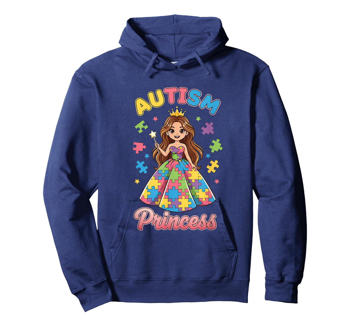Daughter Autism Princess, Proud Autistic Girl Autism Awaren T-Shirt