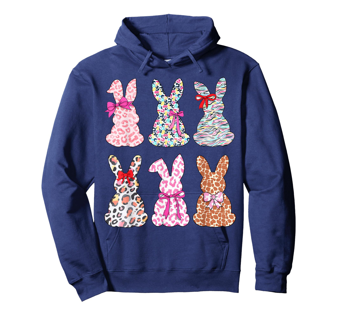 Women Girls Easter Bunny Leopard Happy Easter Day Women Girl T-Shirt