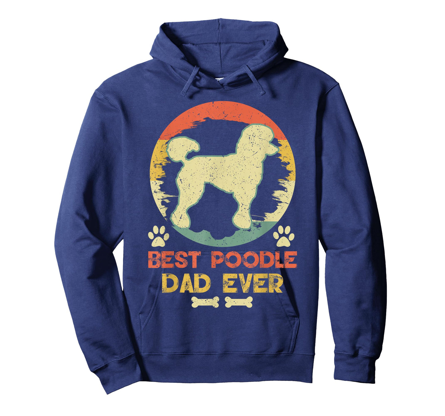 Best Poodle Dad Ever Vintage Poodle Lover T-Shirt