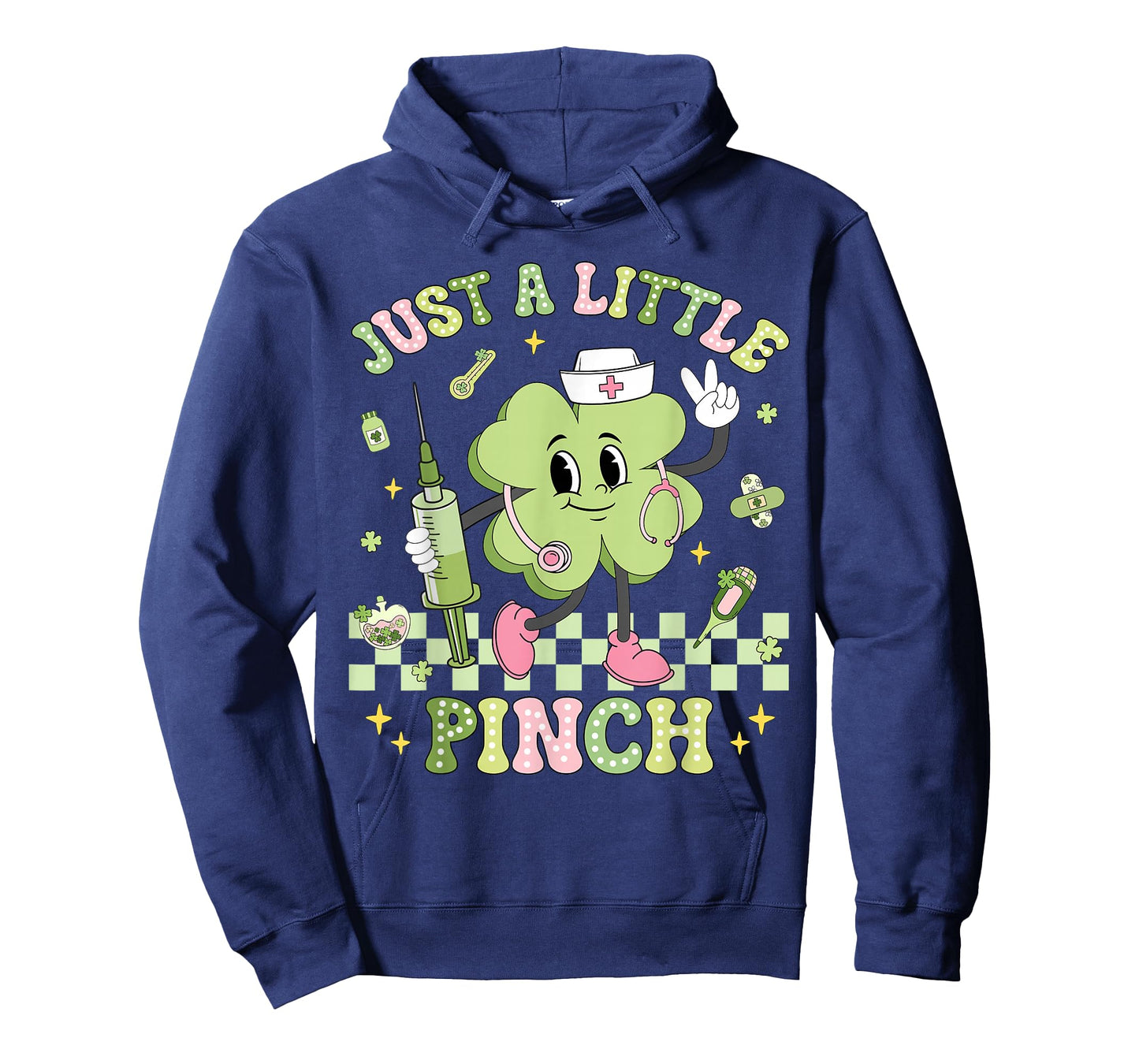 Just A Little Pinch Nurse St Patrick's Day Shamrock Irish T-Shirt