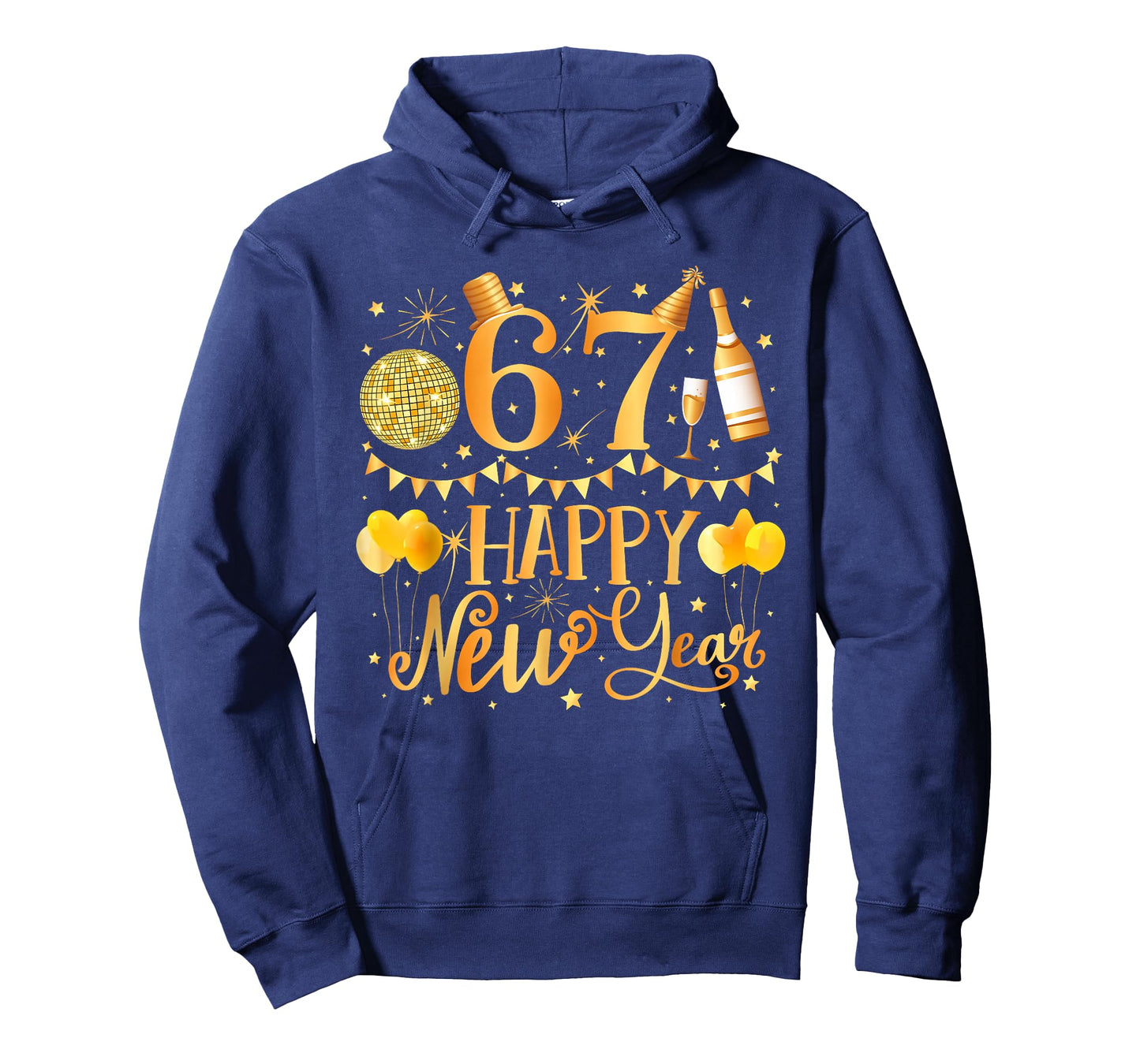 Six Seven 6 7 Meme Funny Happy New Year 67 2026 T-Shirt