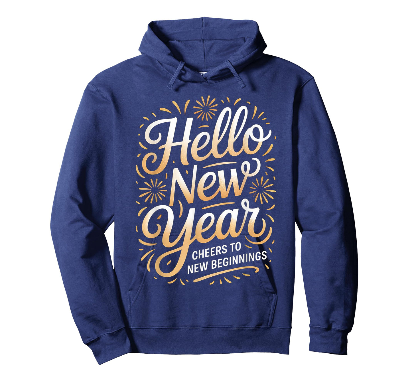 Hello New Year Cheers to New Beginnings Celebration T-Shirt