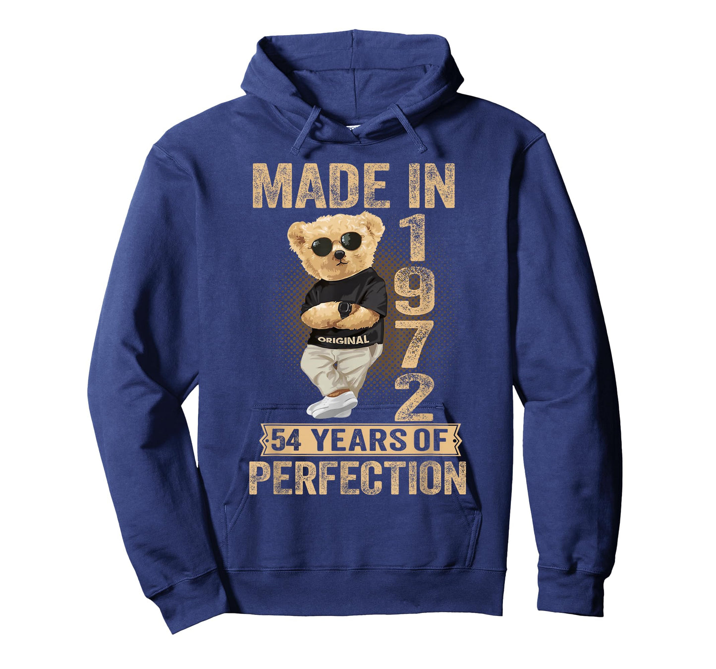 54 Year Old Made in 1972 Teddy Bear 54th Birthday Men Women T-Shirt