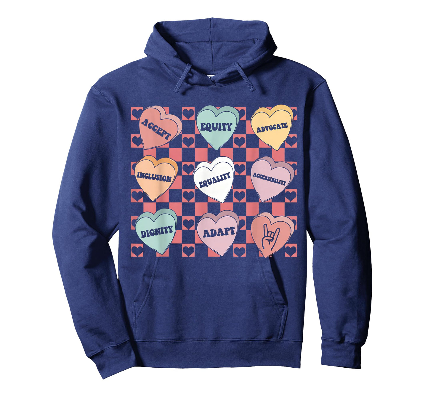 Special Education Teacher Heart Candy Valentines Autism T-Shirt