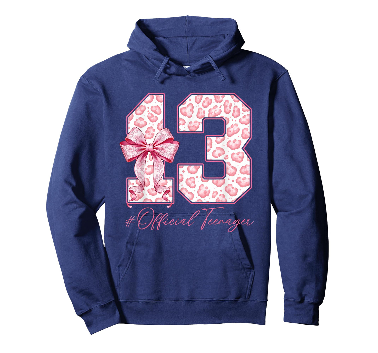 13th Birthday Official Teenager Coquette Bow 13 yr Old Girl T-Shirt