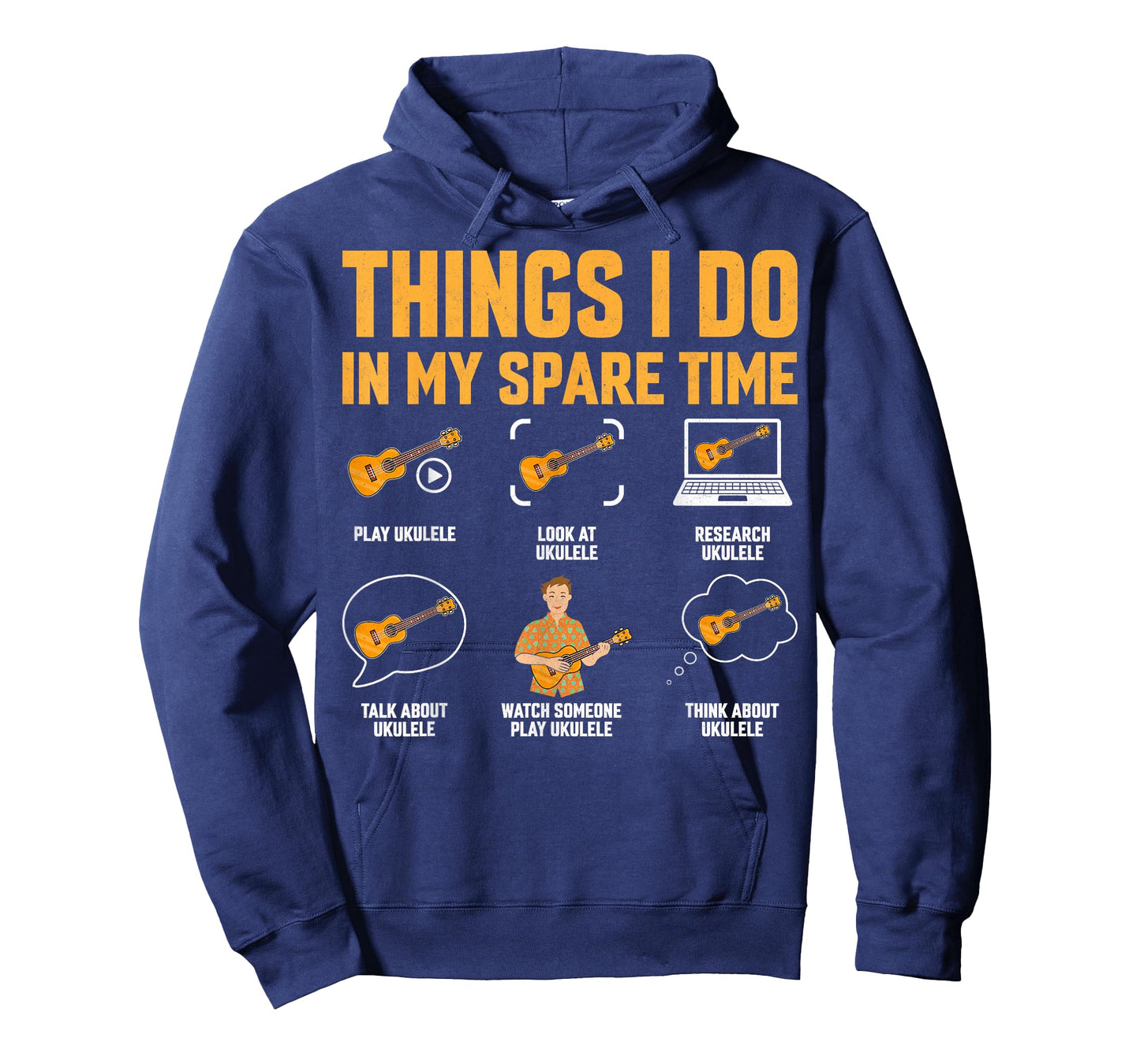 Things I Do in My Spare Time - Ukulele Lover Gifts T-Shirt