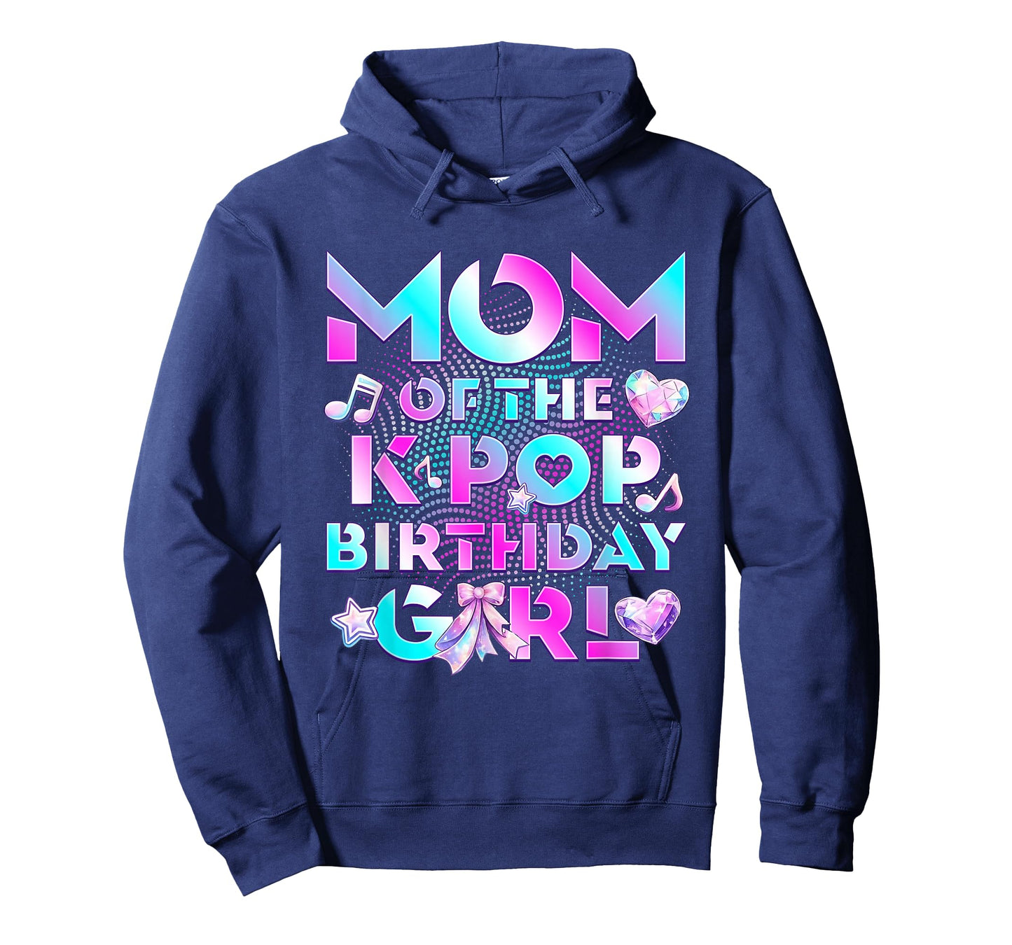 Mom of K Pop Birthday Girl Cute Birthday Family Party T-Shirt