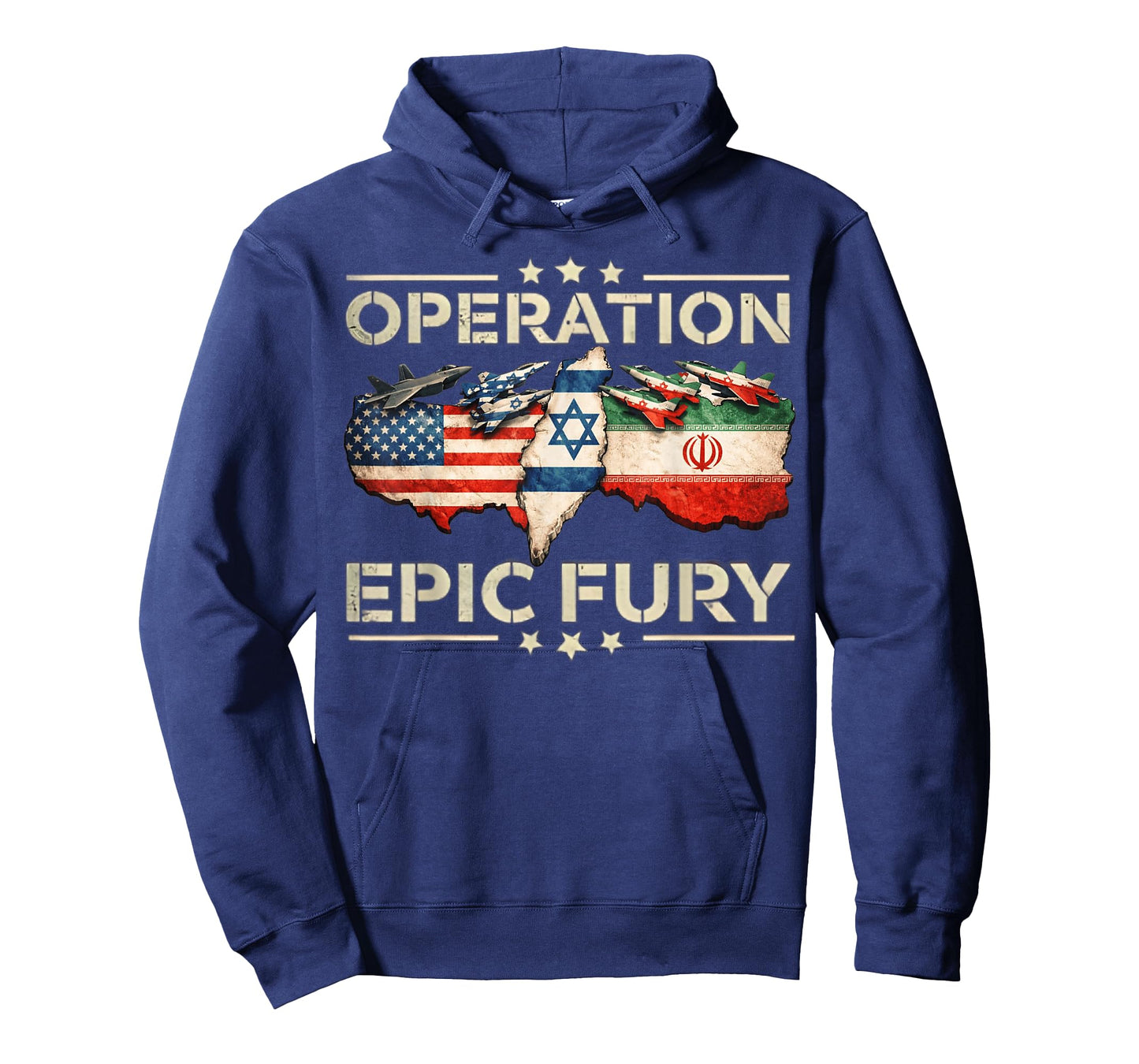 Operation Epic Fury Patriotic Adventure American Flag USA T-Shirt