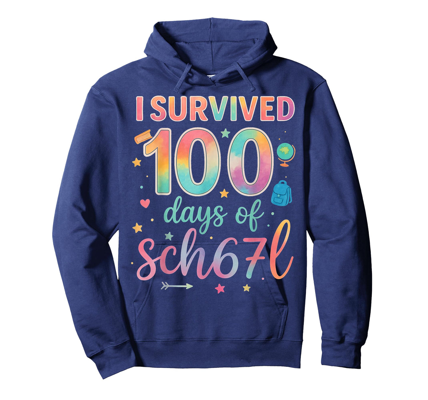 I Survived 100 Days of School 67 Funny Teacher Student T-Shirt