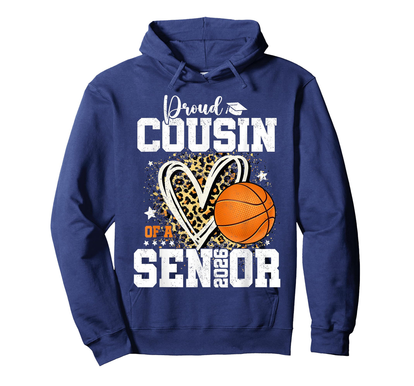 Proud Cousin of A 2026 Senior Graduate Basketball Leopard T-Shirt
