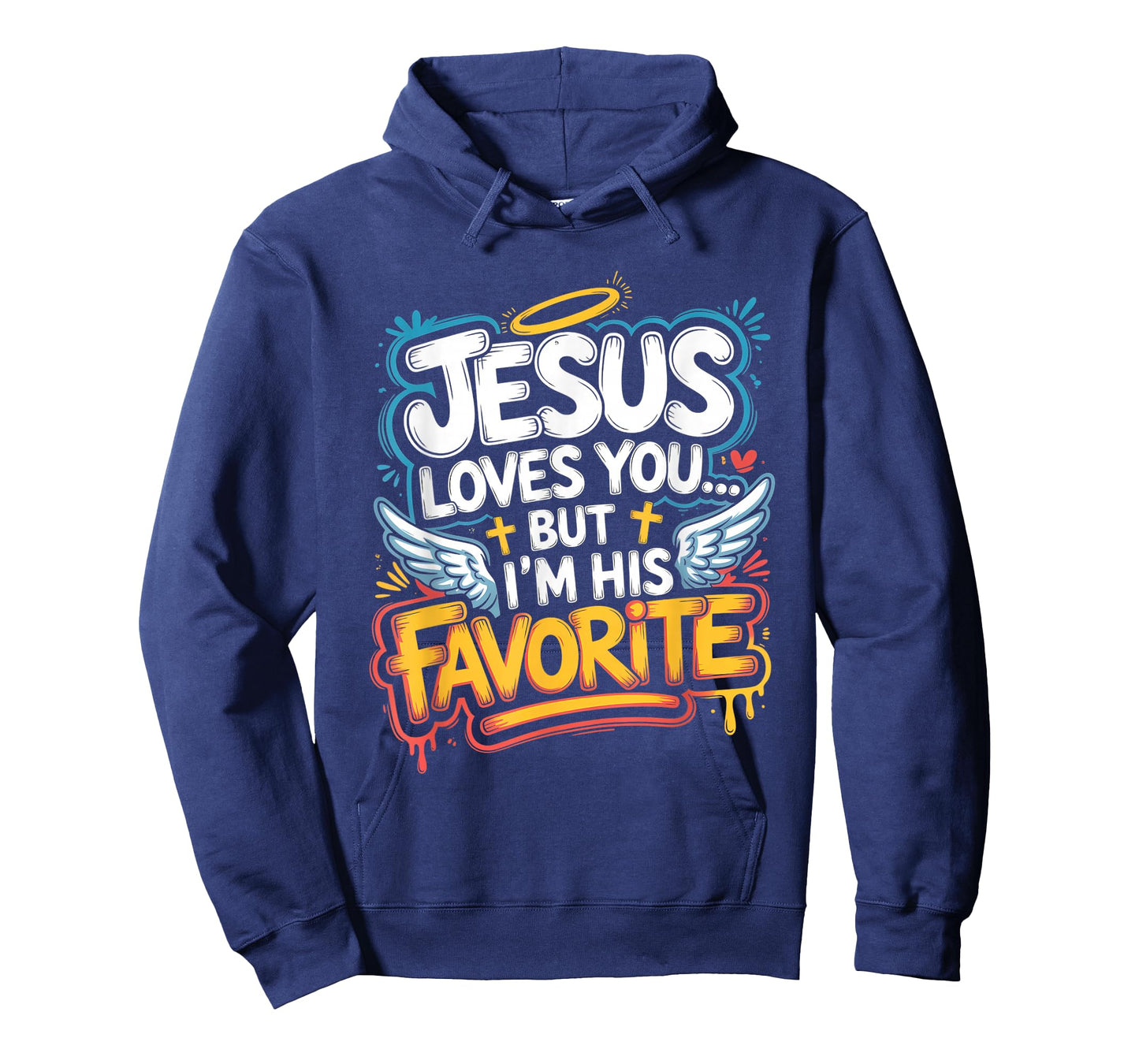 Jesus Loves You But I’m His Favorite, Christian Humor T-Shirt