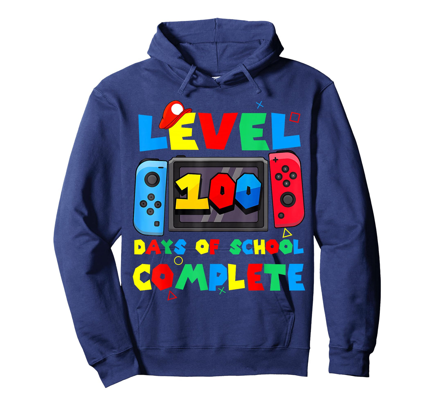 Game Controller Level 100 Days of School Complete Boys Girls T-Shirt