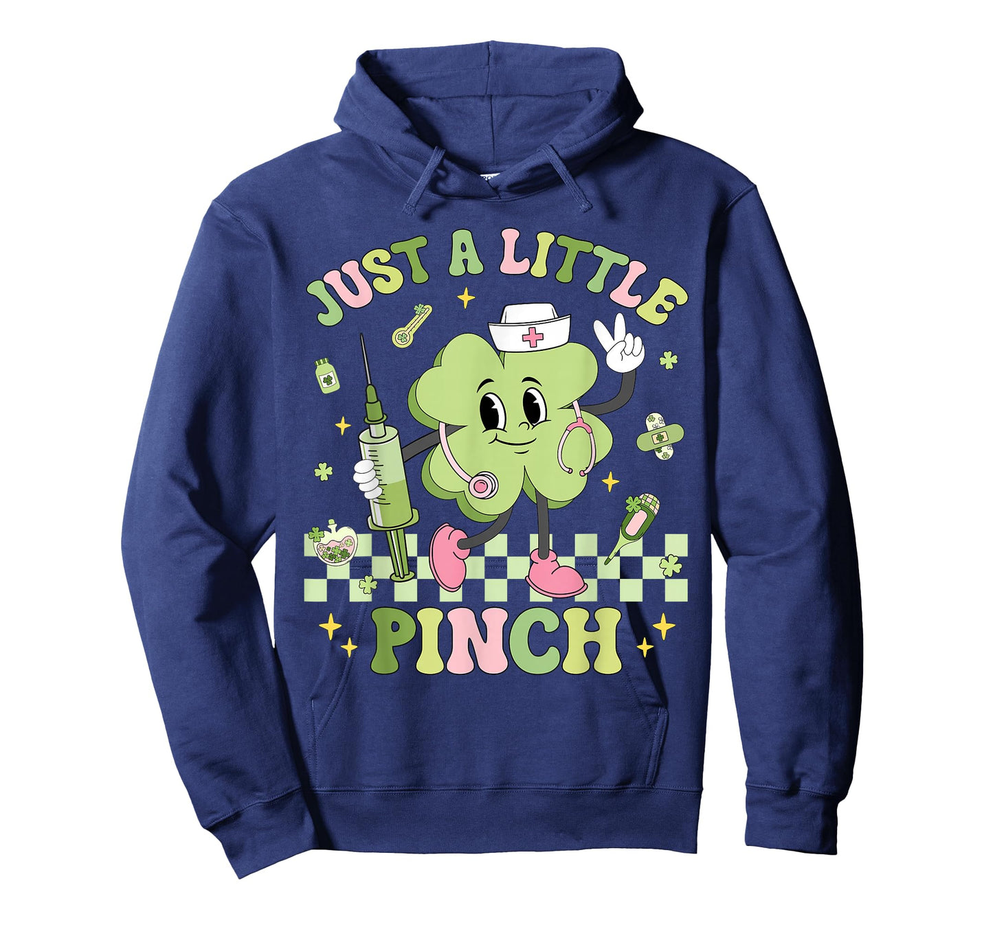 Just A Little Pinch Nurse St Patrick's Day Shamrock Irish T-Shirt
