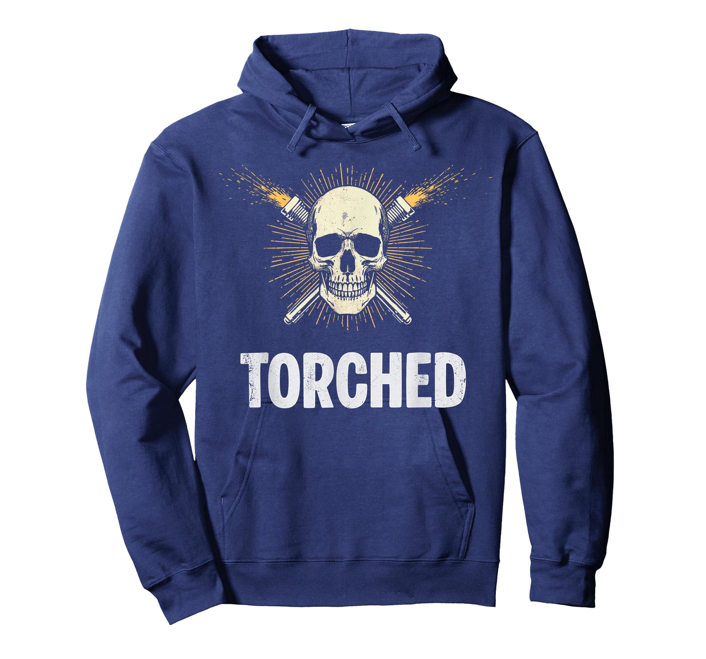 Torched Welder Skull Torch Art for Men T-Shirt