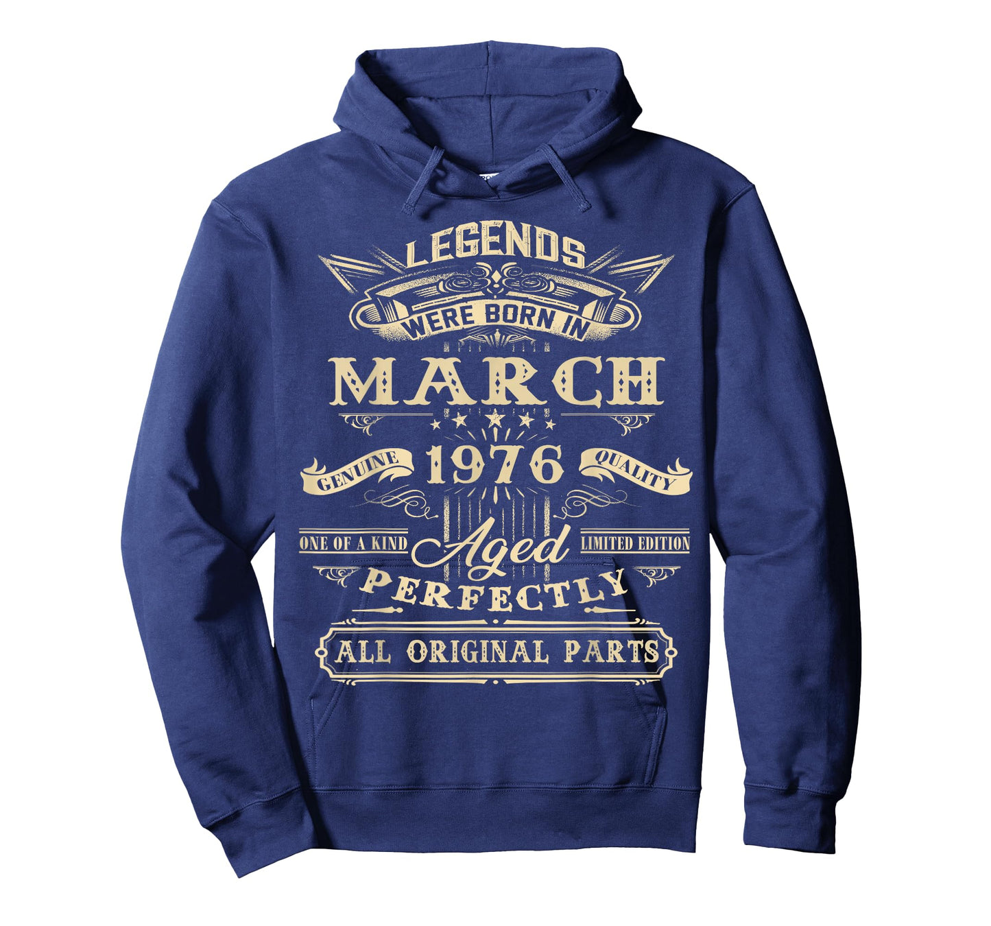 50th Birthday Gift Legend Born in March 1976 50 Yrs Old T-Shirt