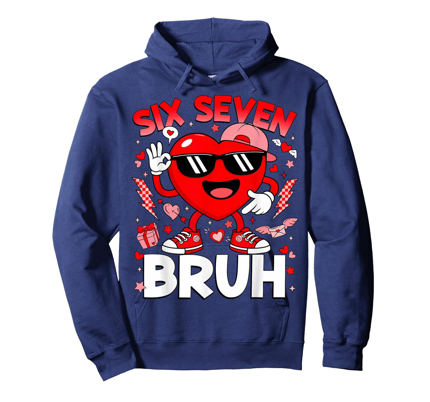 Funny Bruh 67 Valentine Six Seven Meme Gen Alpha Boys Kids T-Shirt
