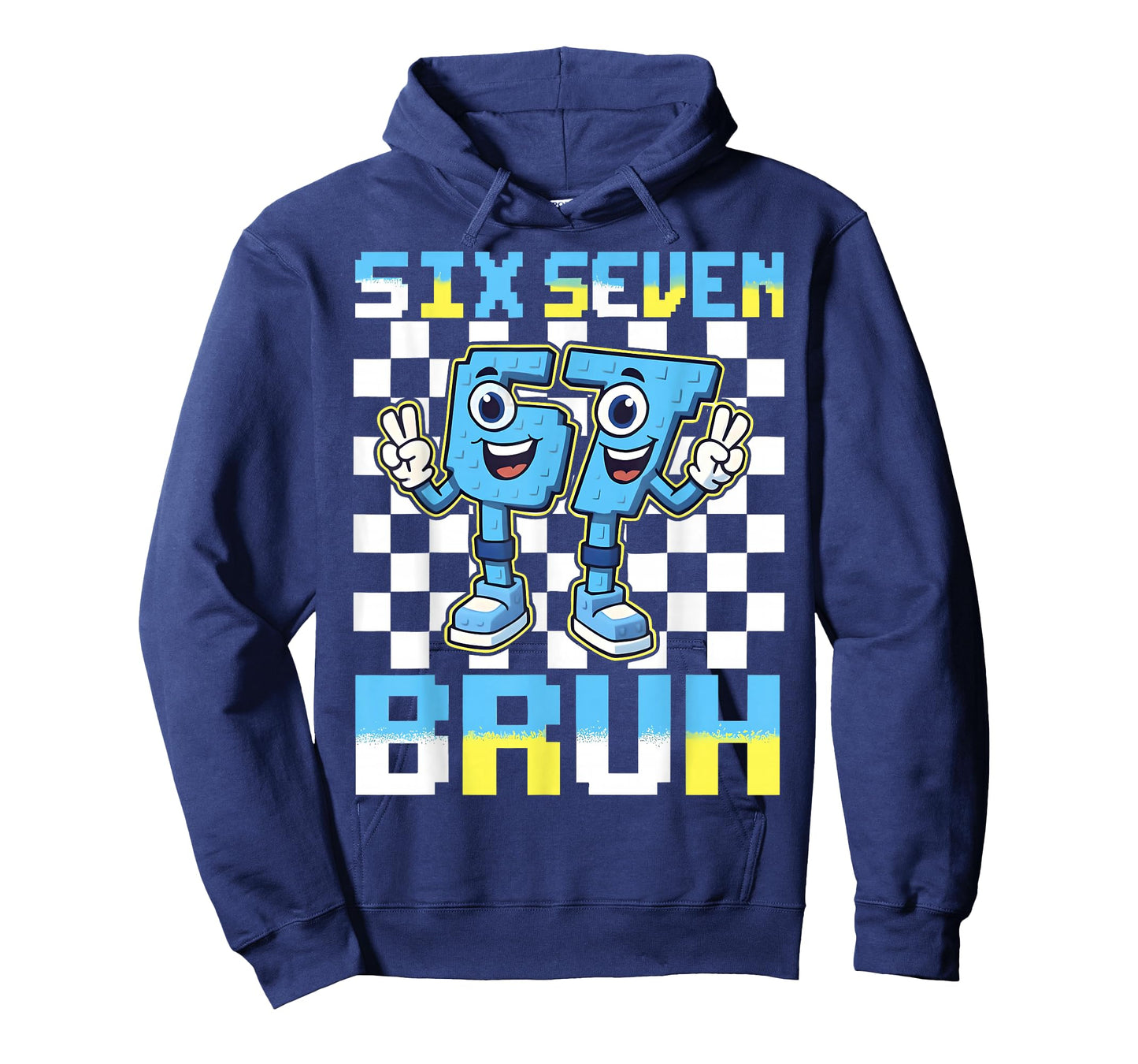 Cute Six Seven 67 Brainrot Bruh Gift for Men Boys Kids Youth T-Shirt