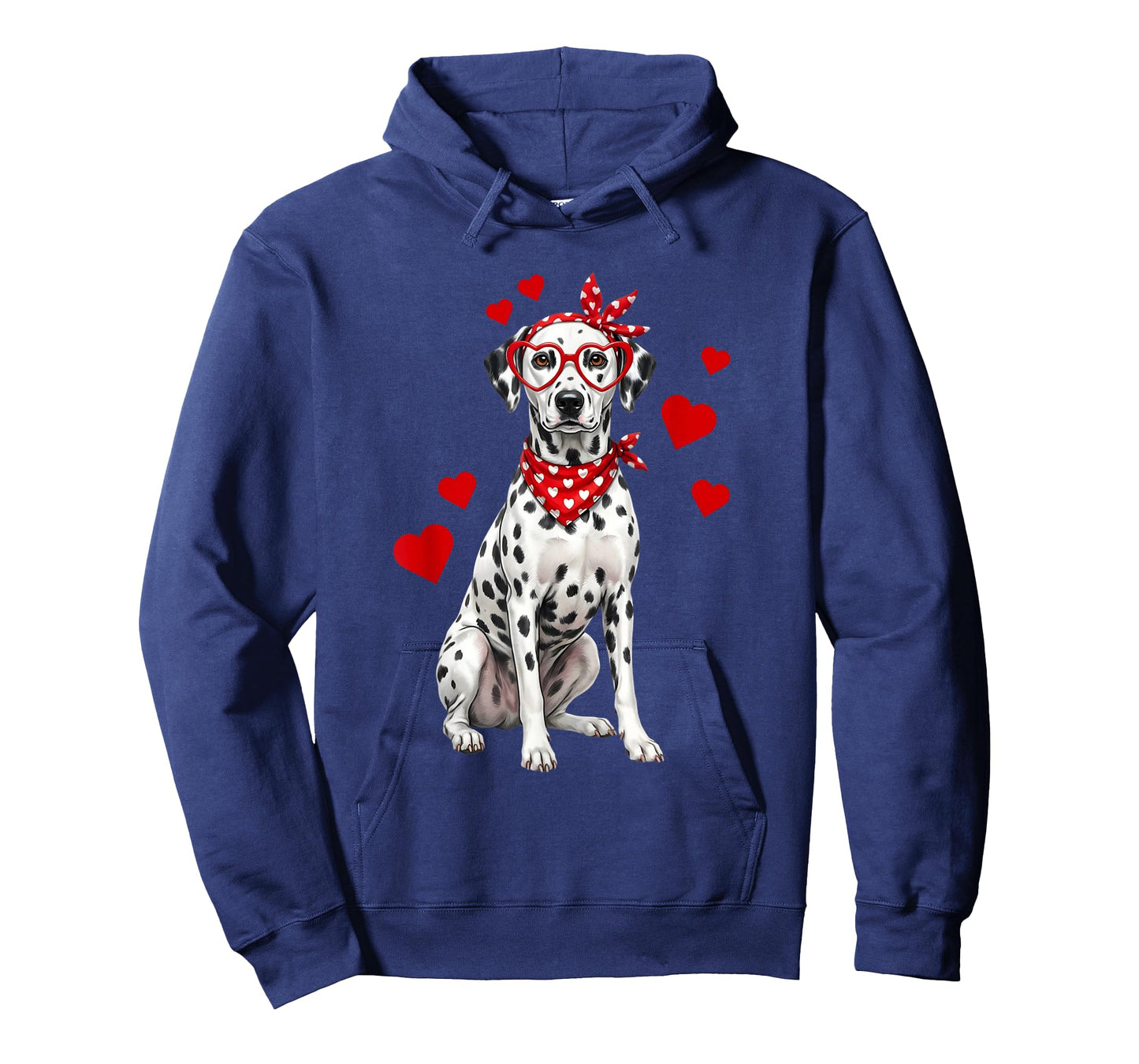 Dalmatian Valentines Day Dog Lover Heart T-Shirt