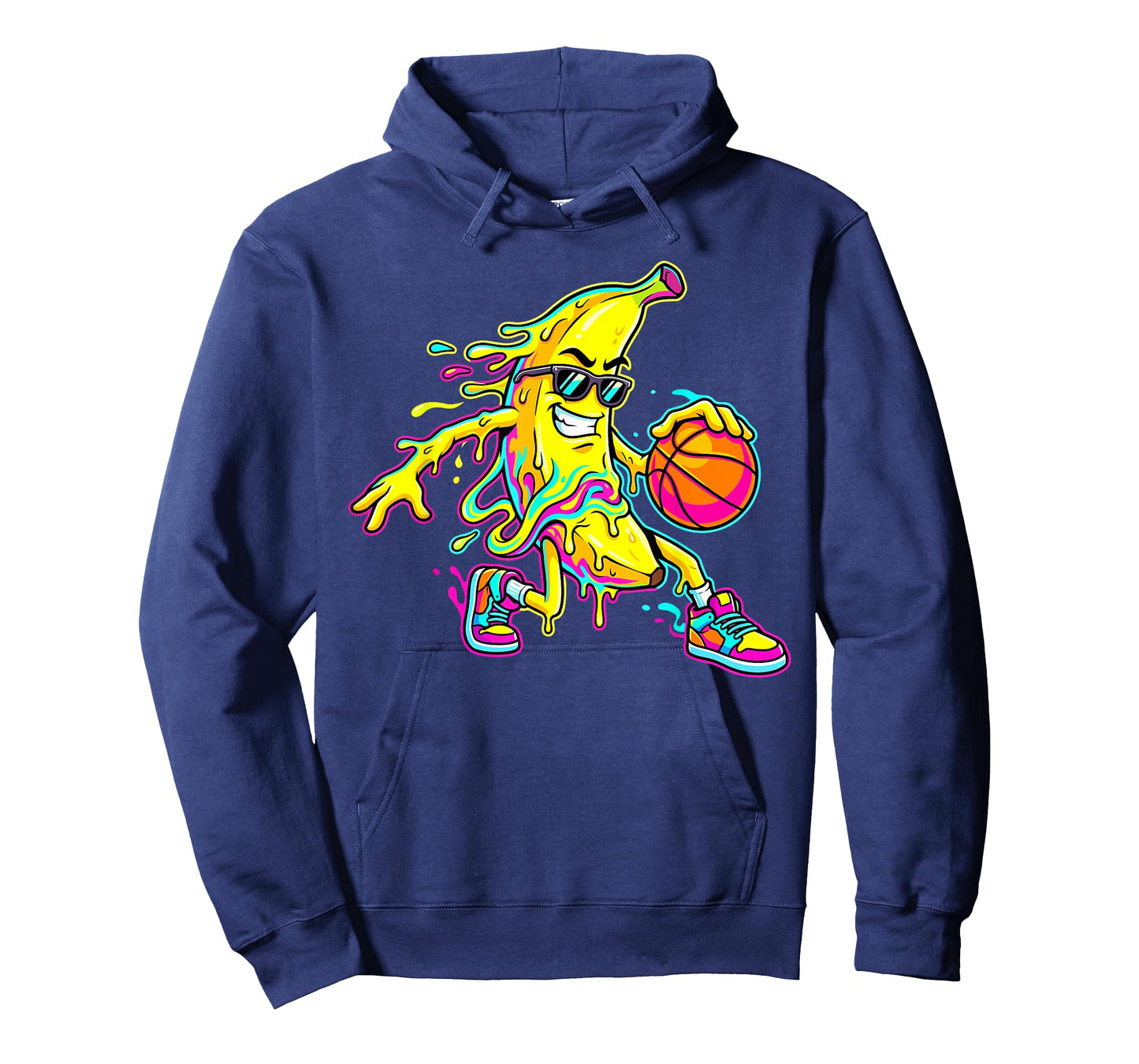 Funny Banana Basketball Drip Sport Youth Boys Girls Kids T-Shirt