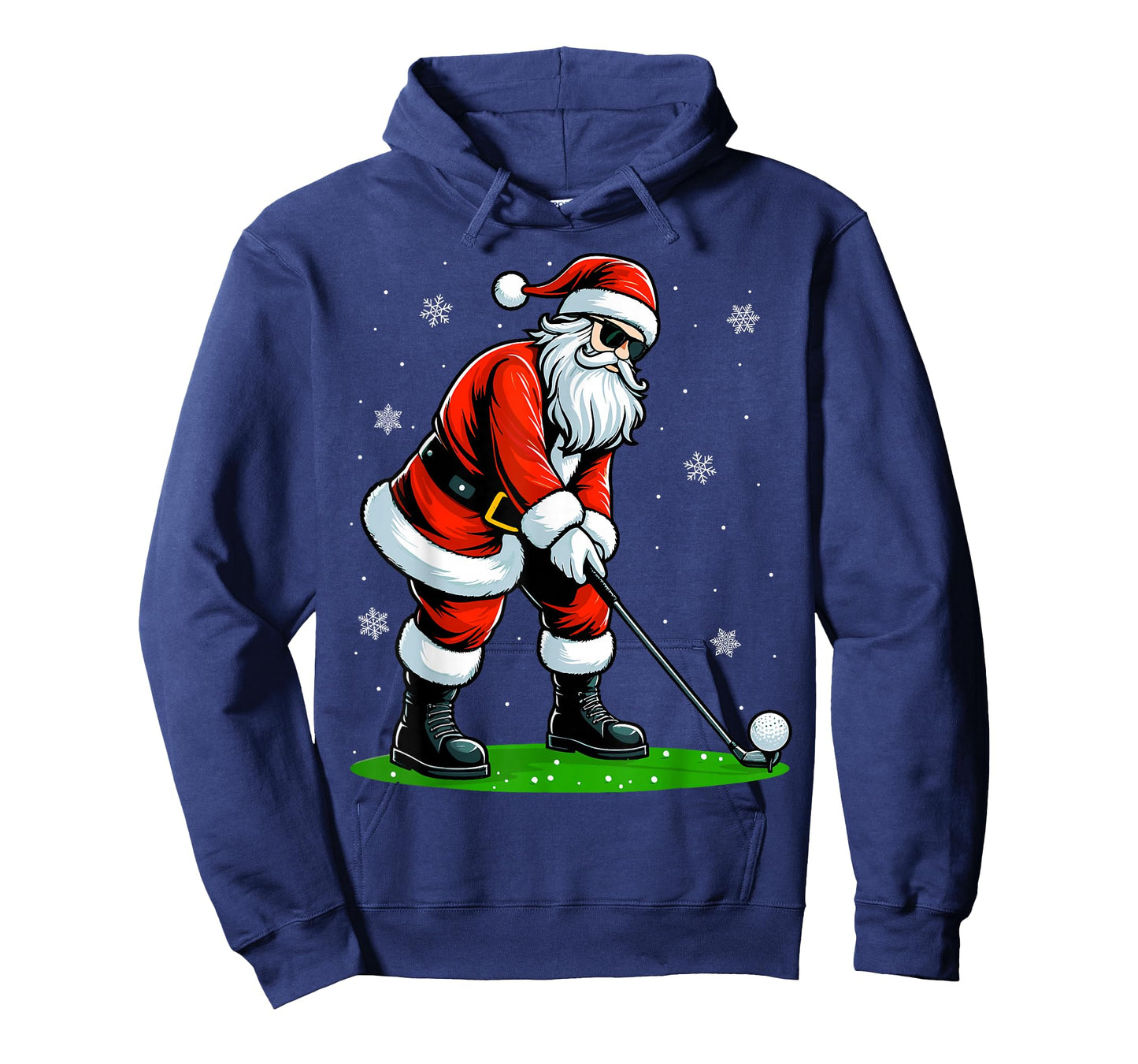 Christmas Golf Santa Golfer Xmas Funny Christmas Golfing T-Shirt