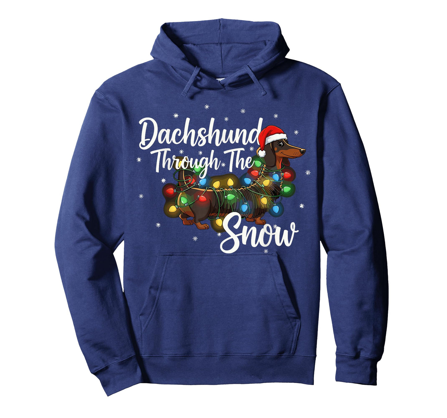 Dachshund Christmas Pajamas Shirt Dachshund Through The Snow T-Shirt