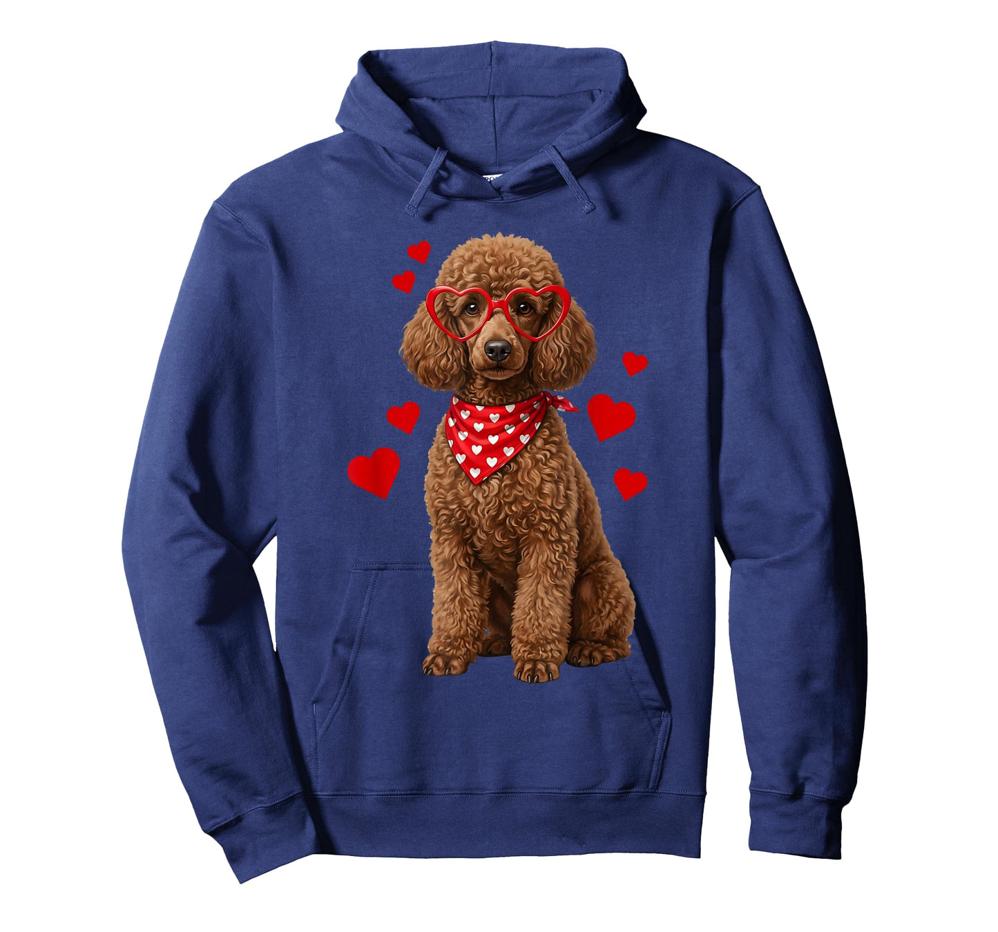Poodle Valentines Day Dog Lover Heart T-Shirt