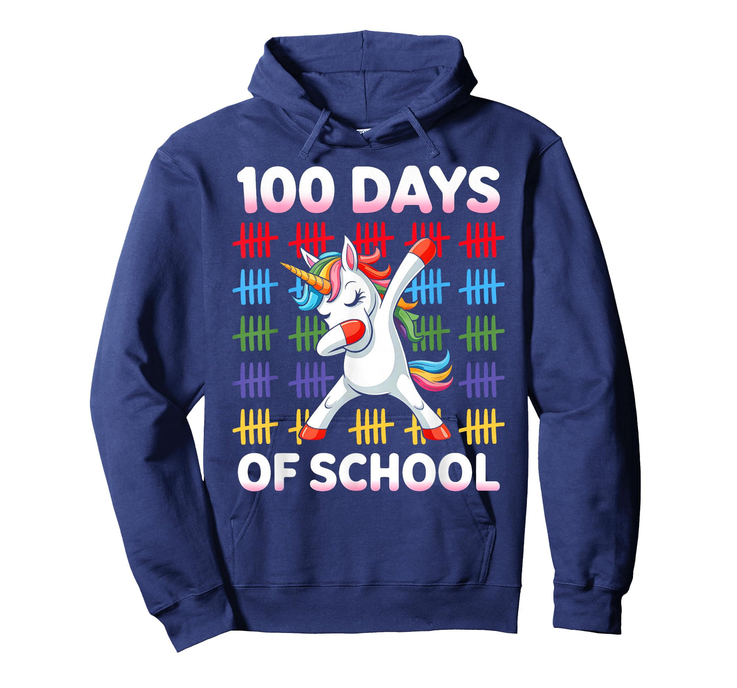 100 Days of School Shirt Unicorn Girls 100th Day of School T-Shirt