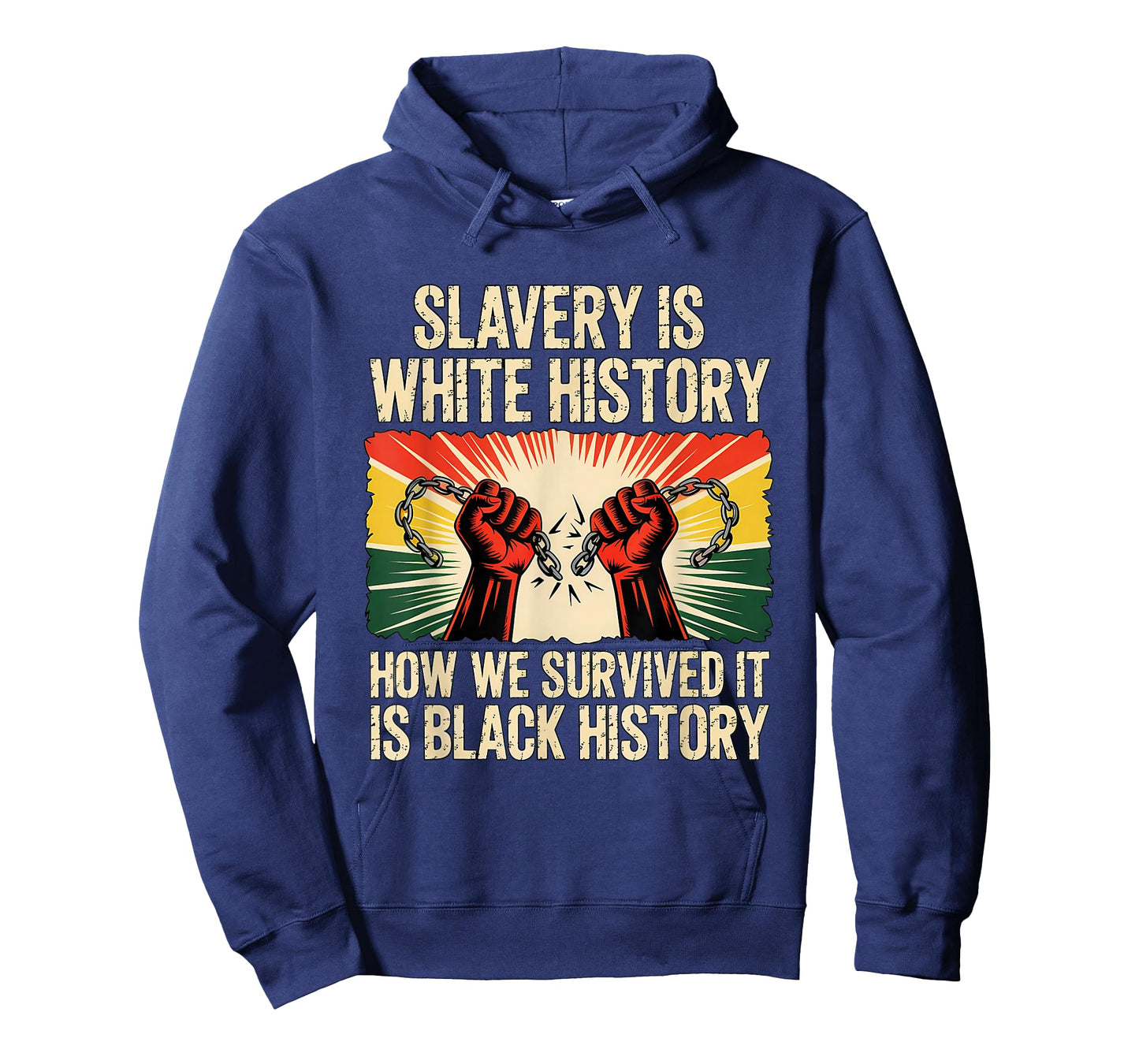Slavery is White History Black History Month Afro American T-Shirt