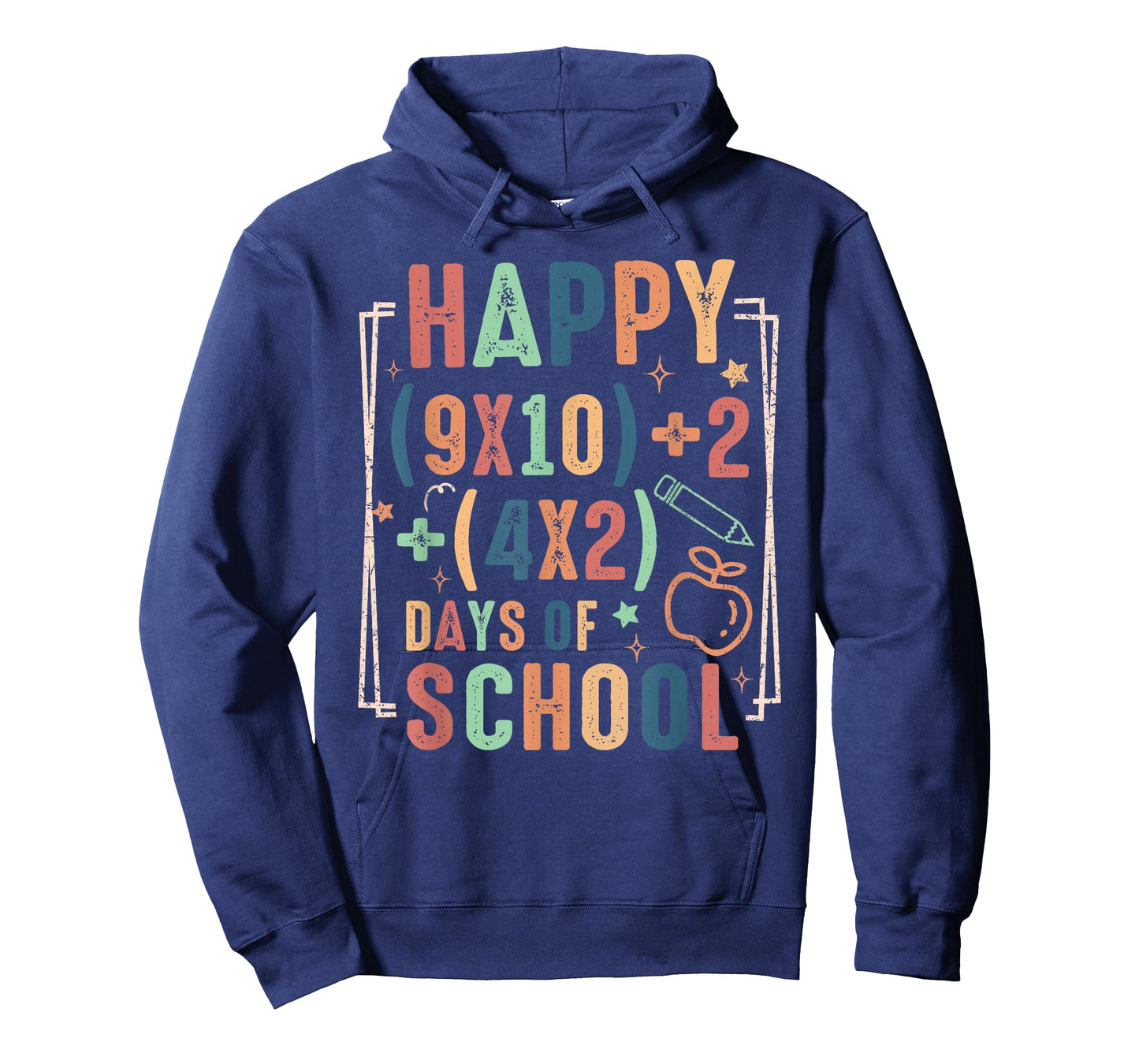 Happy 100 Days School Math Equation 100th Day Teacher Kids T-Shirt