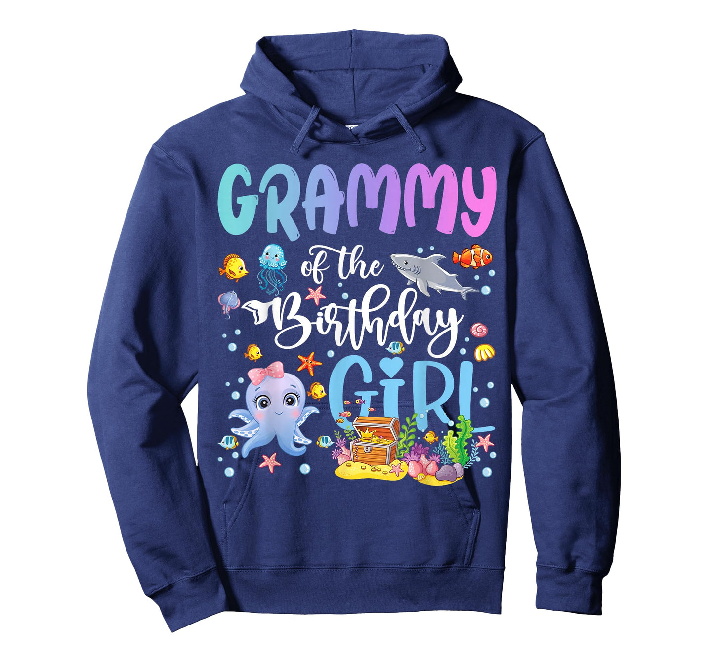 Grammy of The Birthday Girl Sea Fish Ocean Aquarium T-Shirt