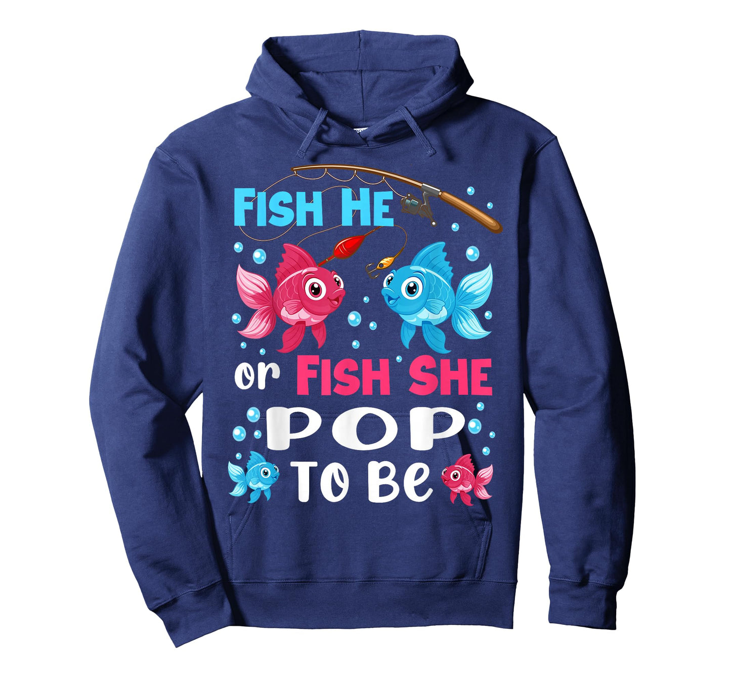 Fish He Or Fish She Gender Reveal Family Pop T-Shirt