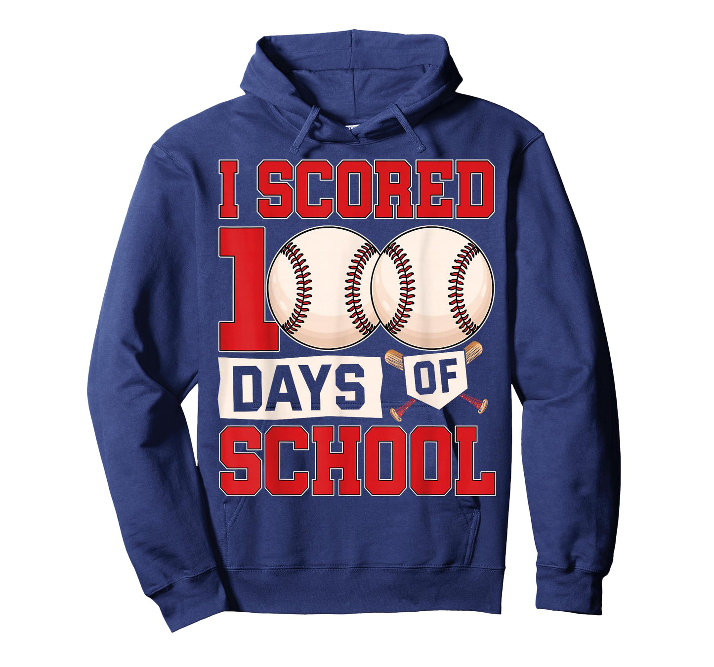 100 Days of School Boys Kids 100th Day of School Baseball T-Shirt