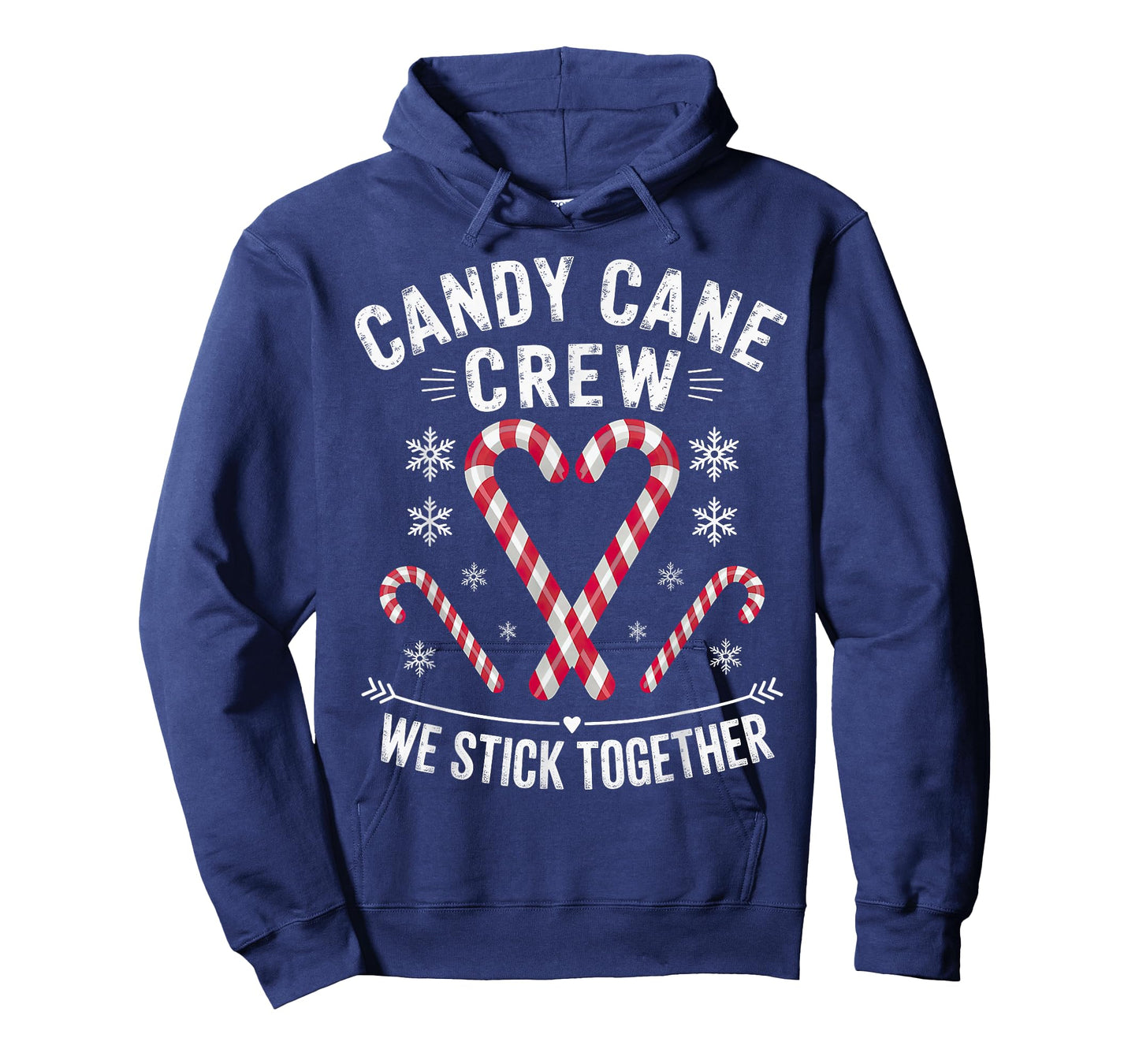 Christmas Candy Cane Crew We Stick Together T-Shirt