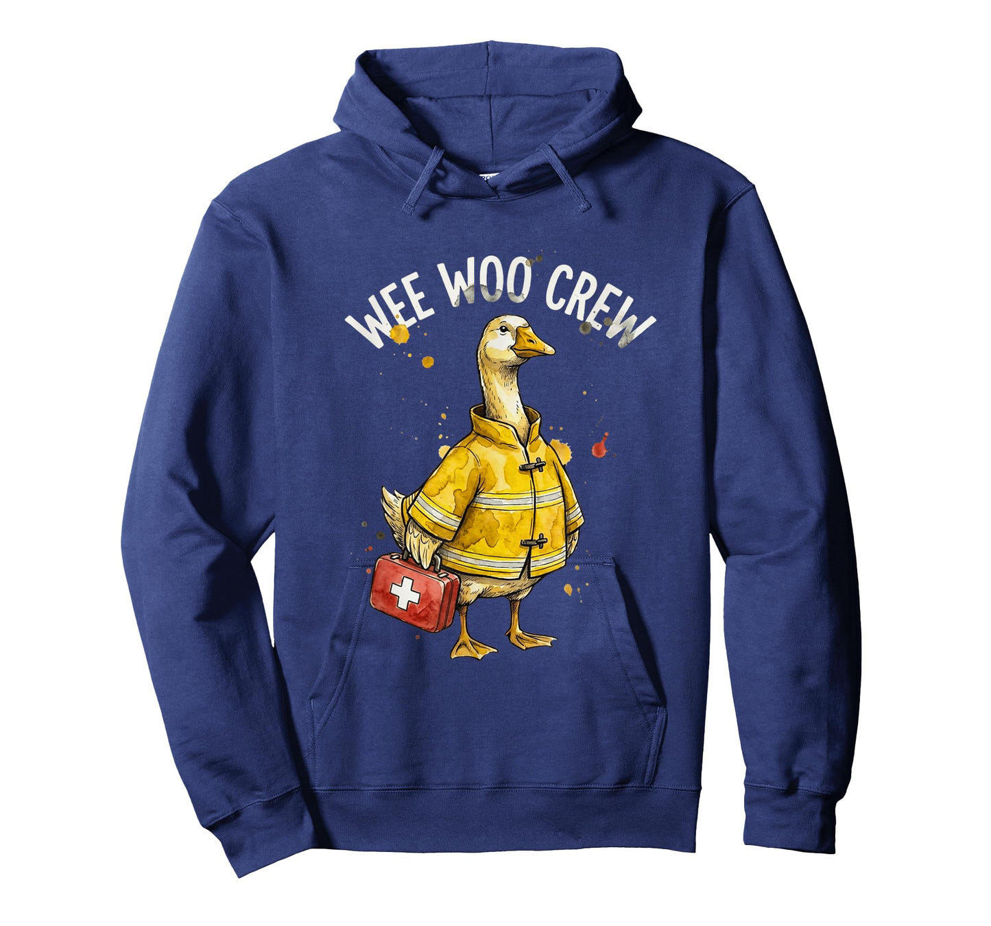 Funny Wee Woo Crew Goose EMT Paramedic Firefighter Men Kids T-Shirt
