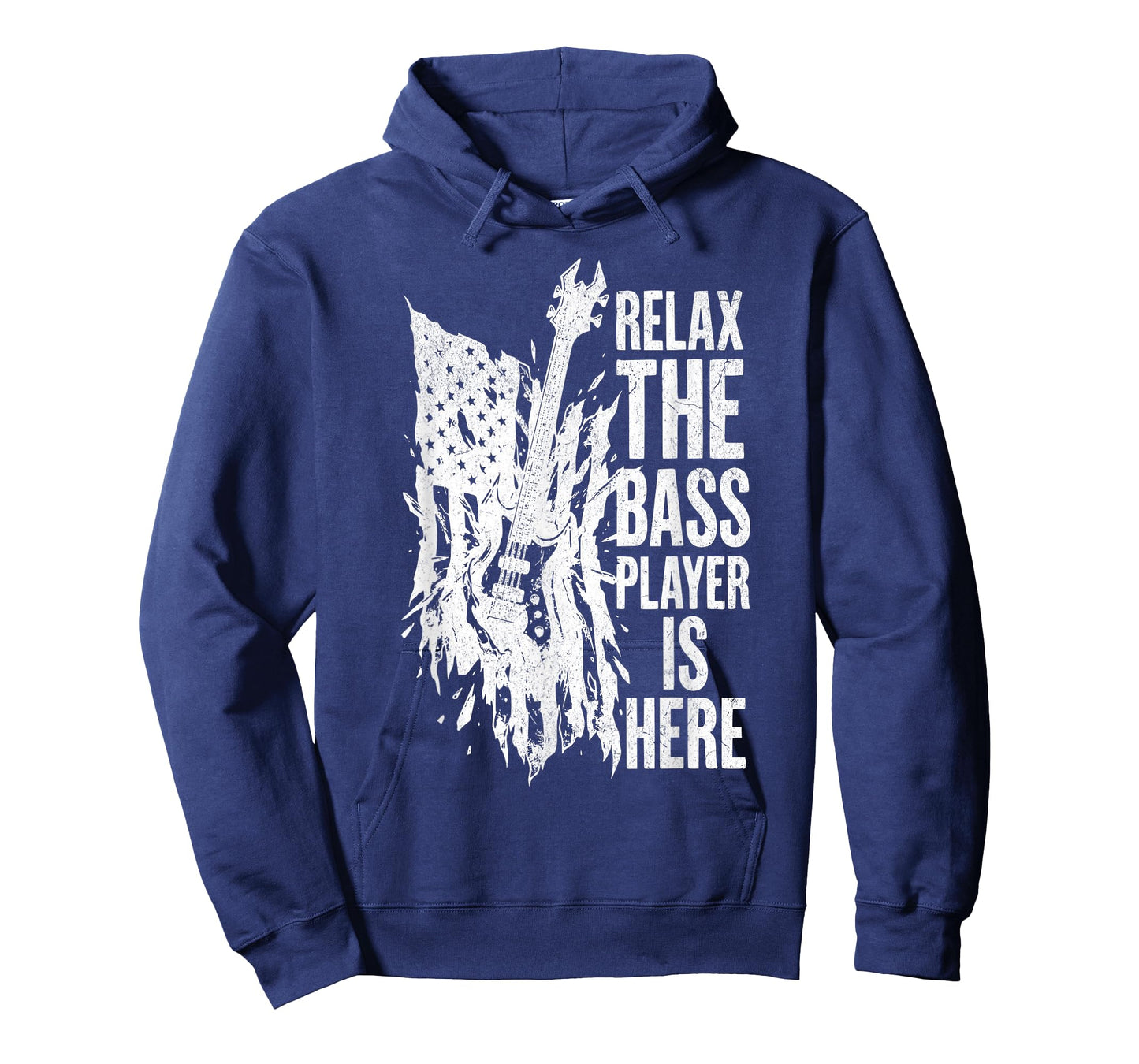 Relax The Bass Player is Here Bass Guitar Musician Guitarist T-Shirt